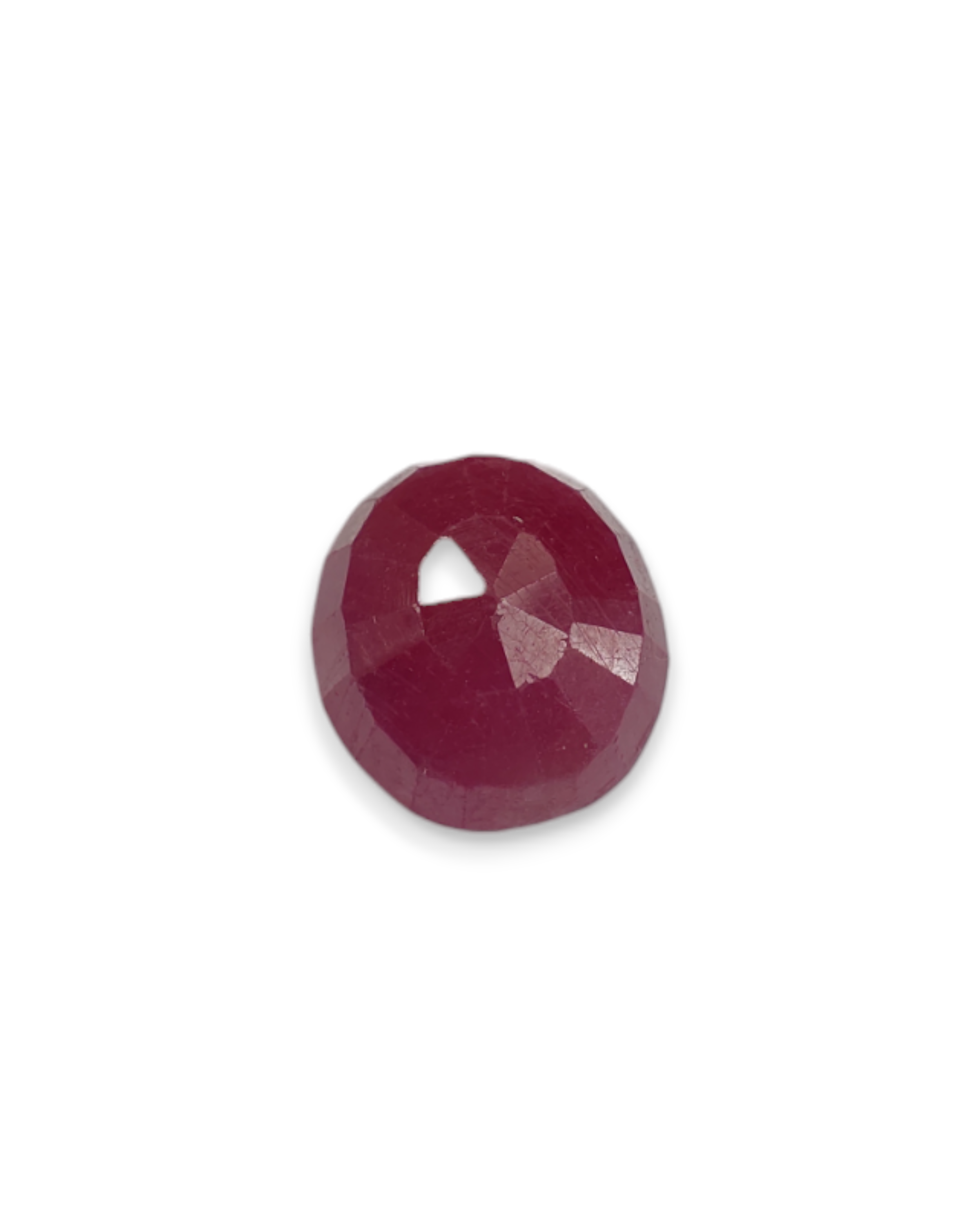 IIGJ Certified 7.23 Ct - 8.03 Ratti Unheated Untreated Natural Ruby Manik