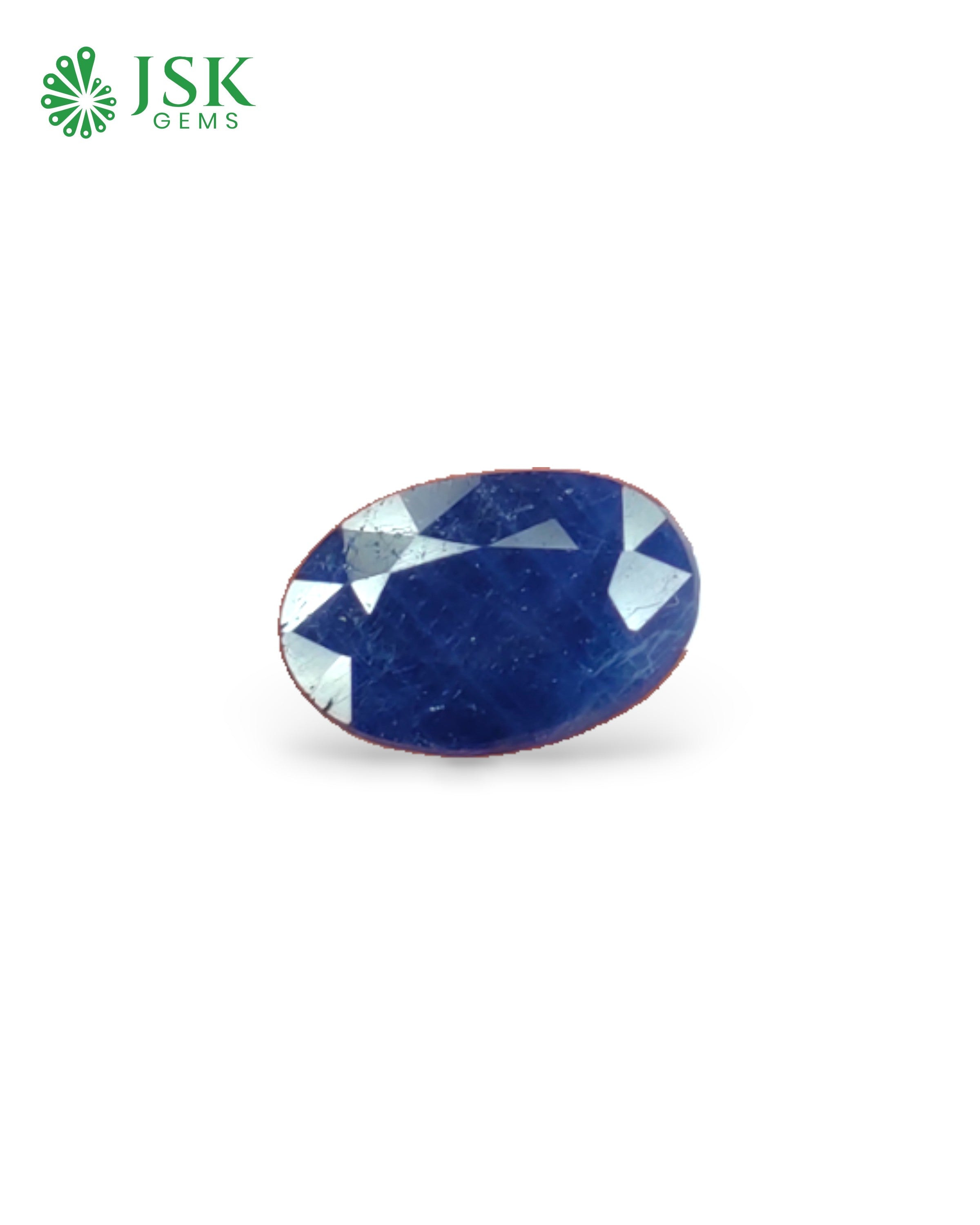 IIGJ Certified 3.01 Ct - 3.34 Ratti Natural Unheated Blue Sapphire-Neelam