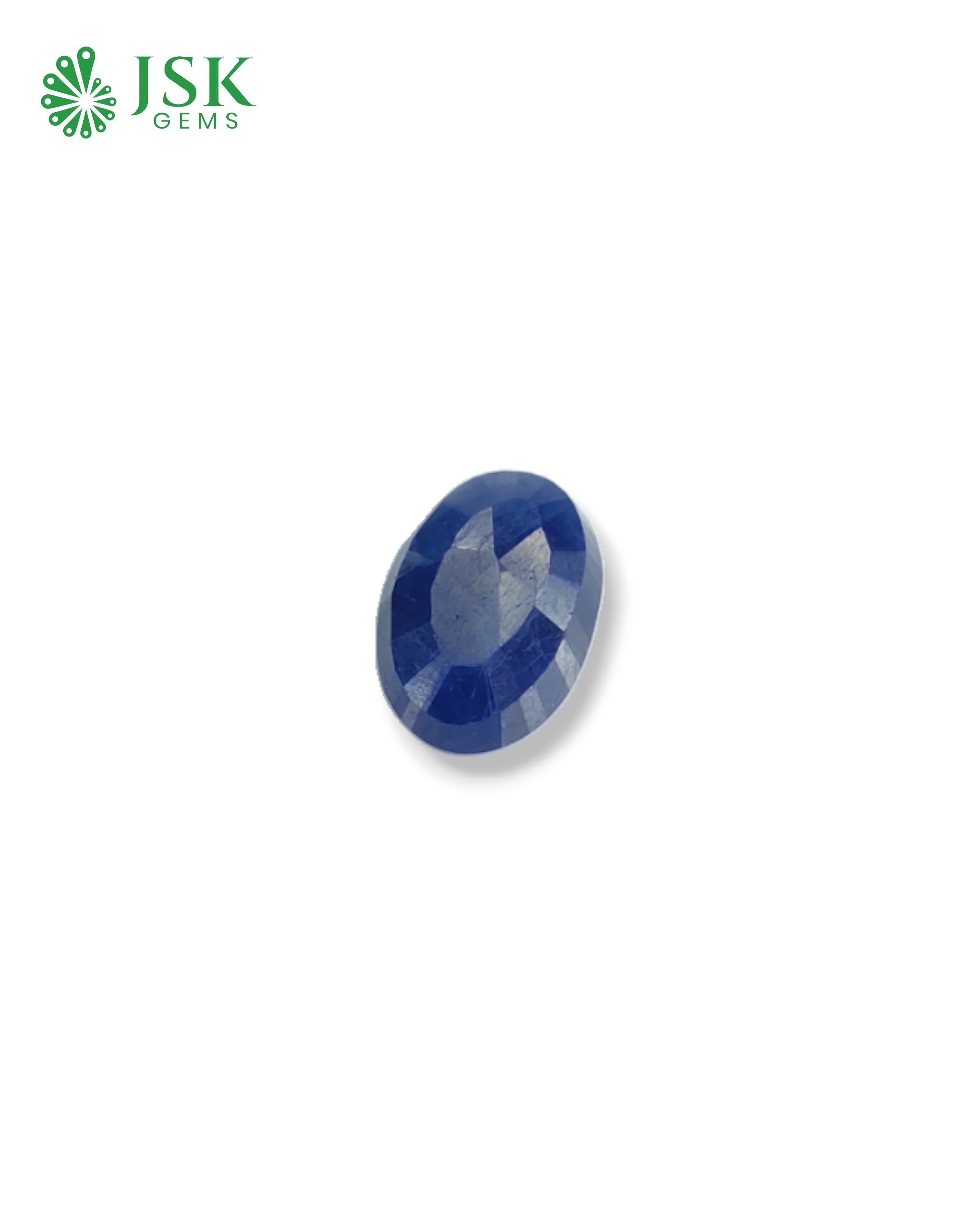 IIGJ Certified 3.01 Ct - 3.34 Ratti Natural Unheated Blue Sapphire-Neelam