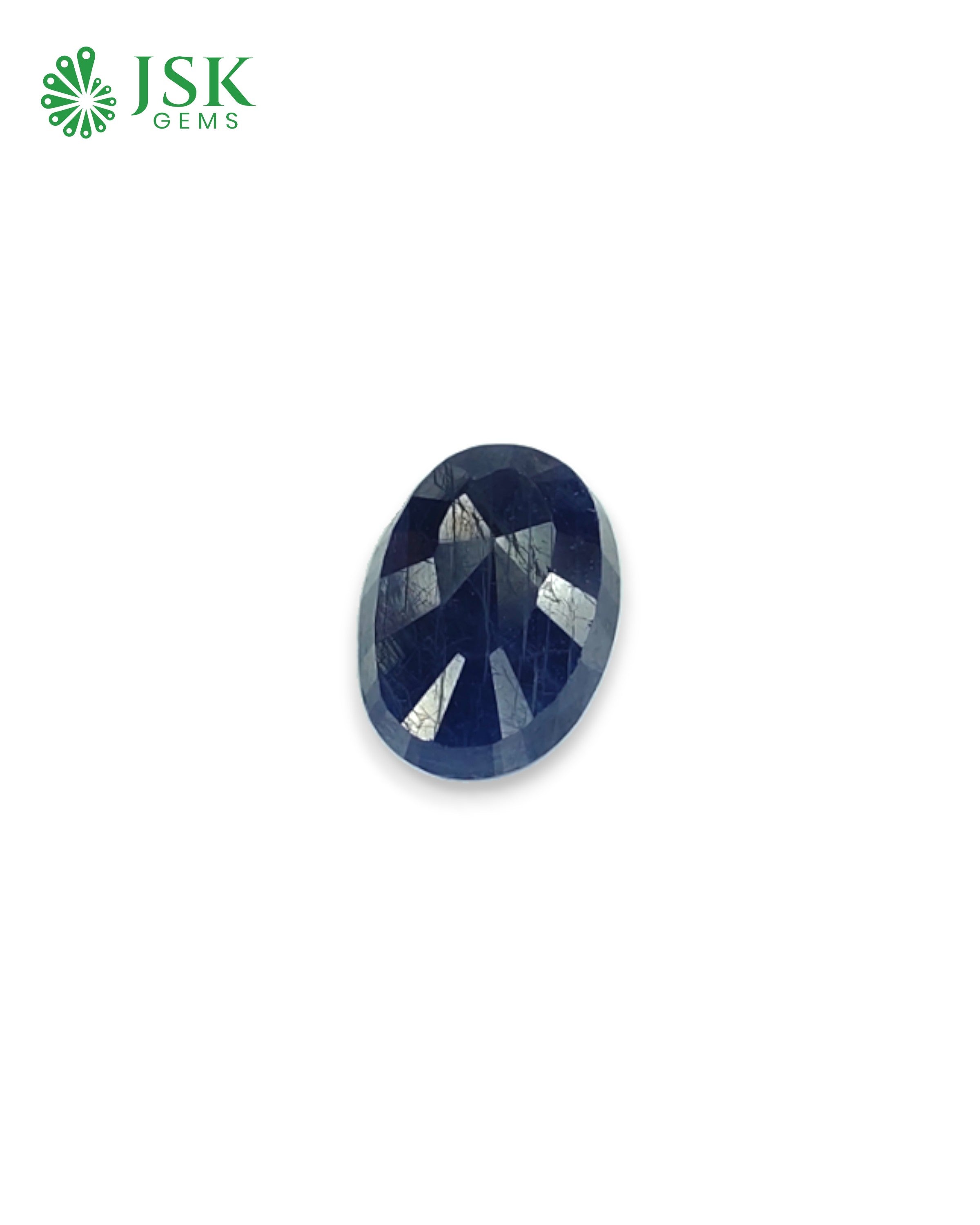 IIGJ Certified 4.09 Ct - 4.54 Ratti Natural Unheated Blue Sapphire-Neelam