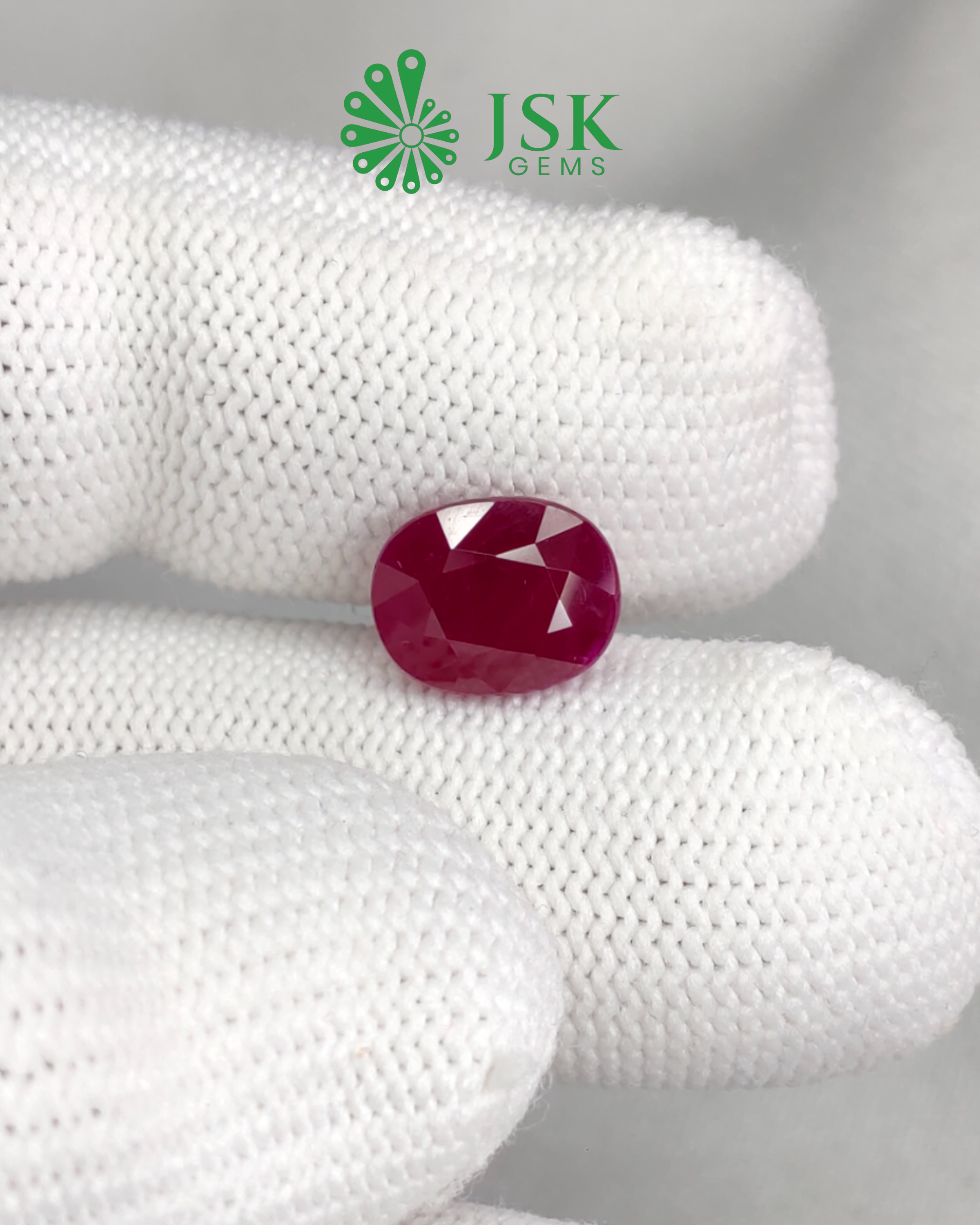 Exclusive GRS Certified 4.64 Ct Natural Unheated Untreated Ruby - Manik