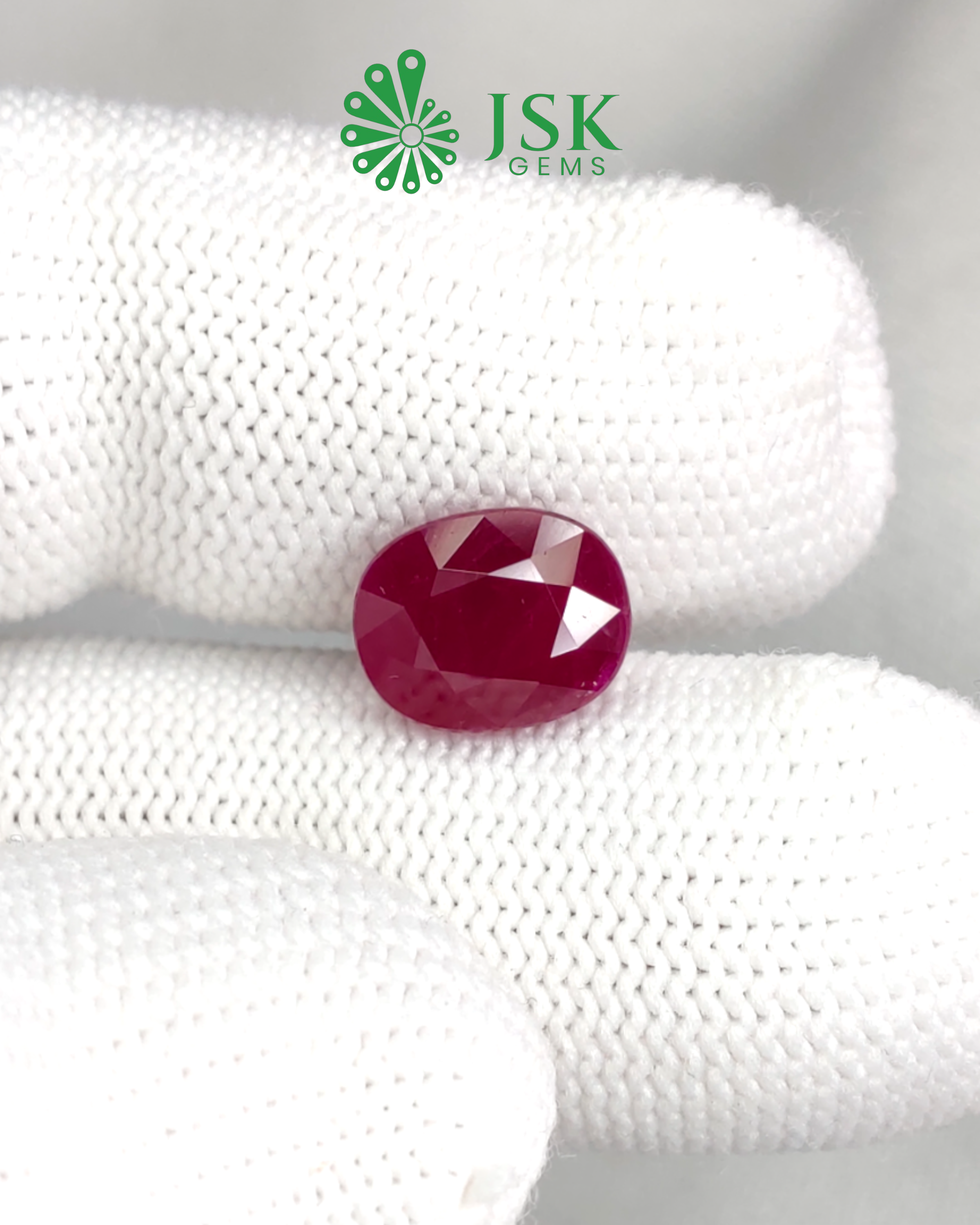 Exclusive GRS Certified 4.64 Ct Natural Unheated Untreated Ruby - Manik