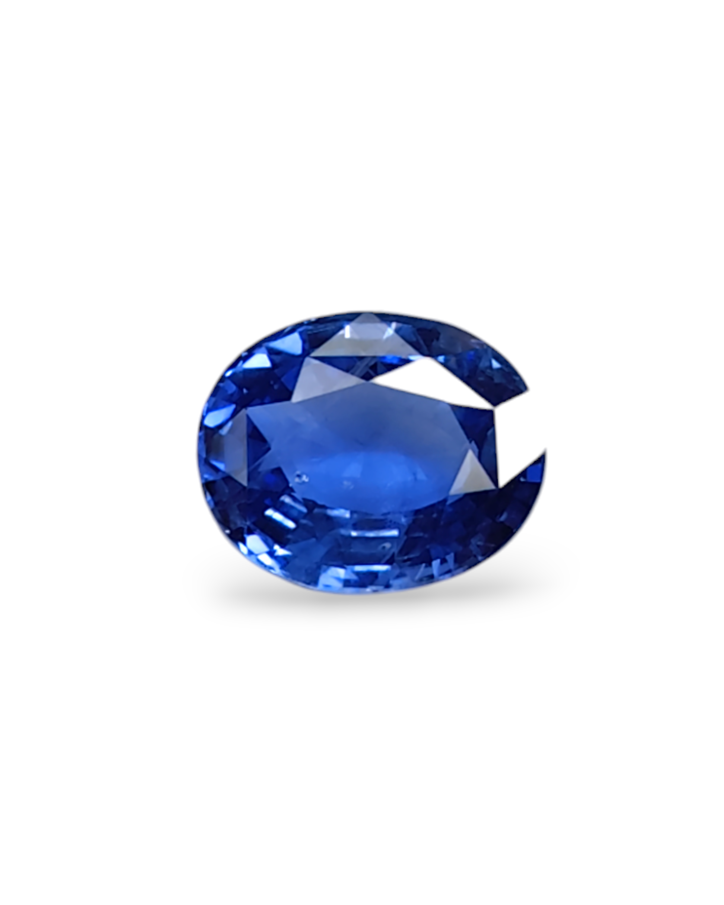 EGL Certified 5.63 Ct - 6.25 Ratti Natural Unheated Ceylon Blue Sapphire - Neelam
