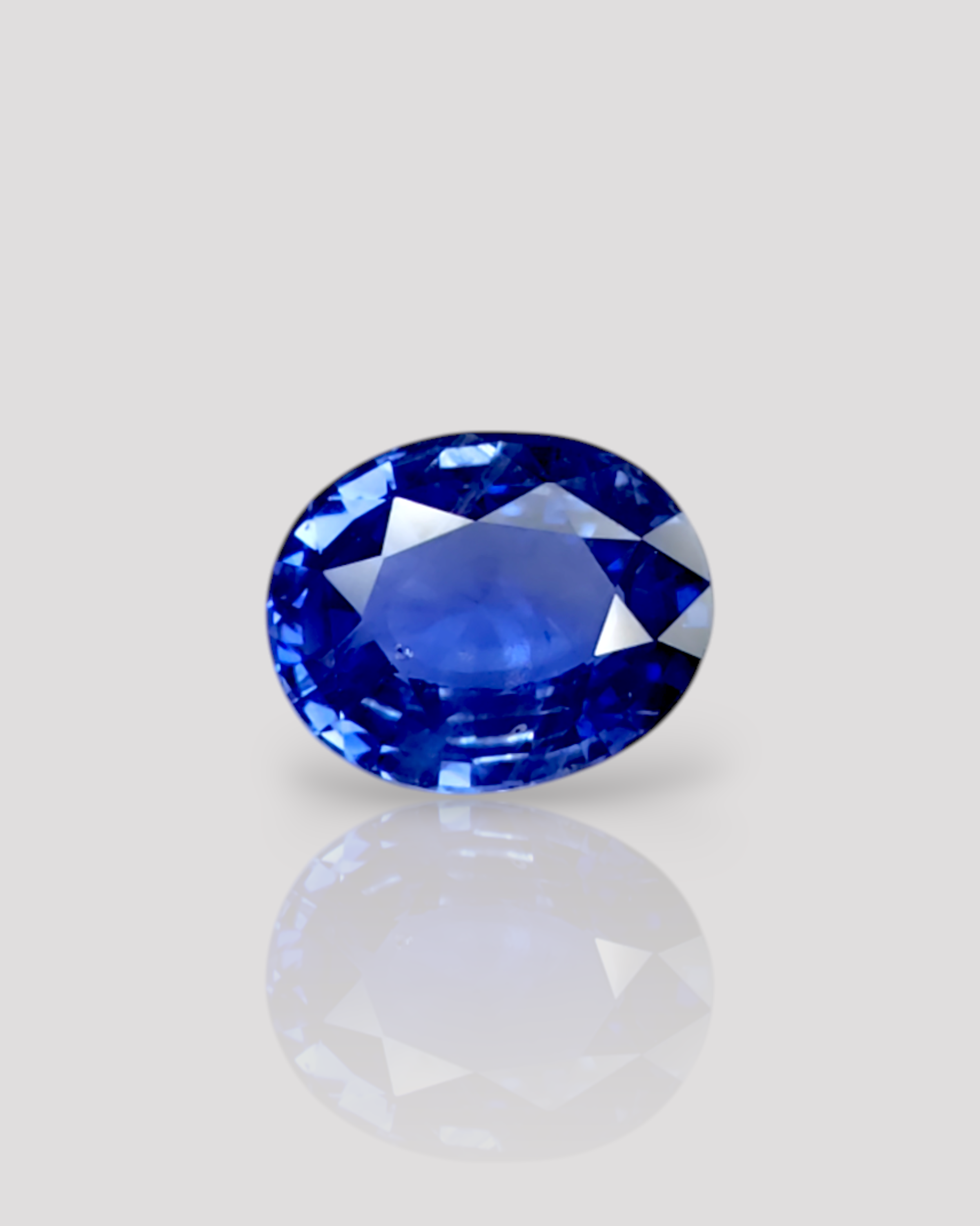 EGL Certified 5.63 Ct - 6.25 Ratti Natural Unheated Ceylon Blue Sapphire - Neelam