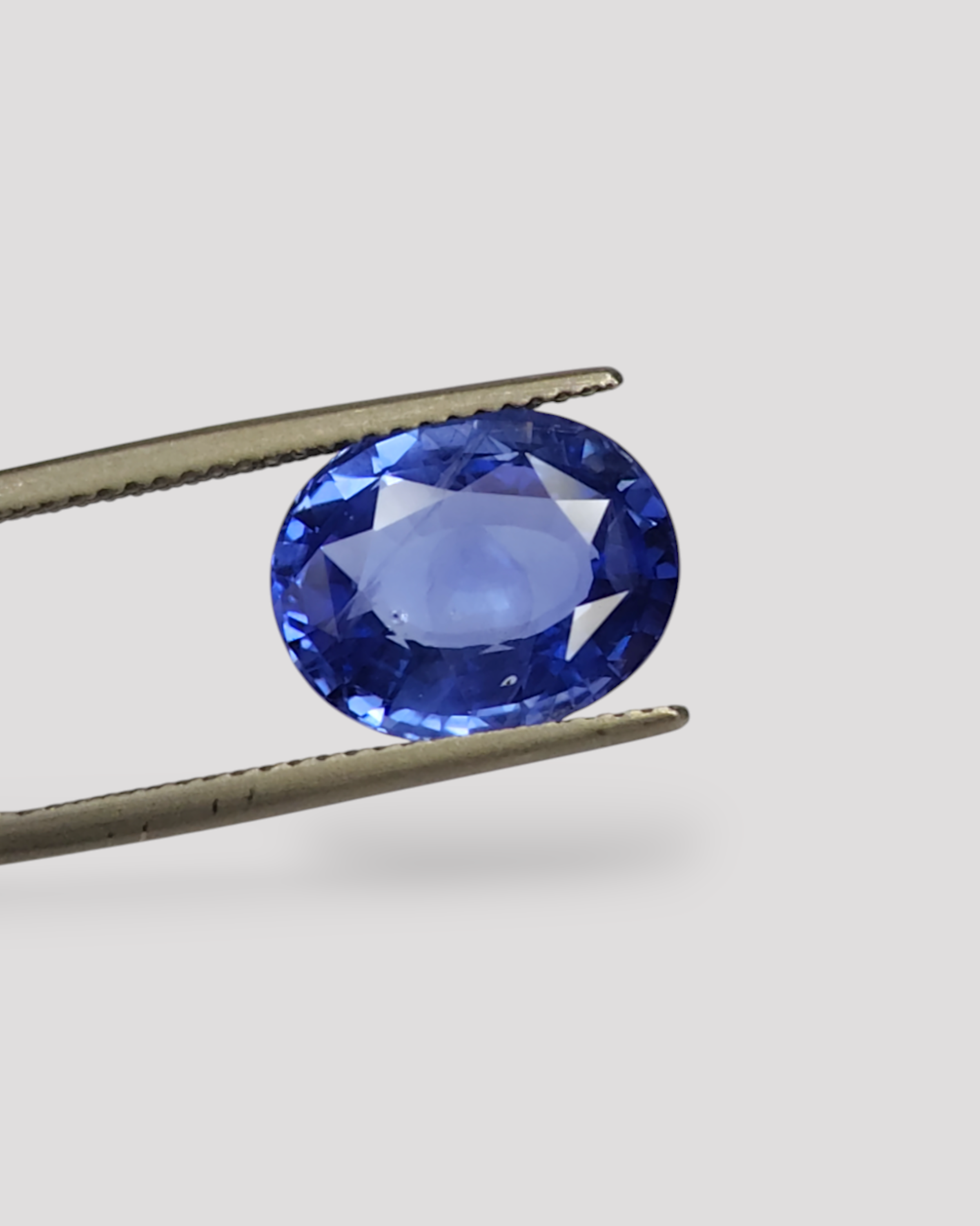 EGL Certified 5.63 Ct - 6.25 Ratti Natural Unheated Ceylon Blue Sapphire - Neelam