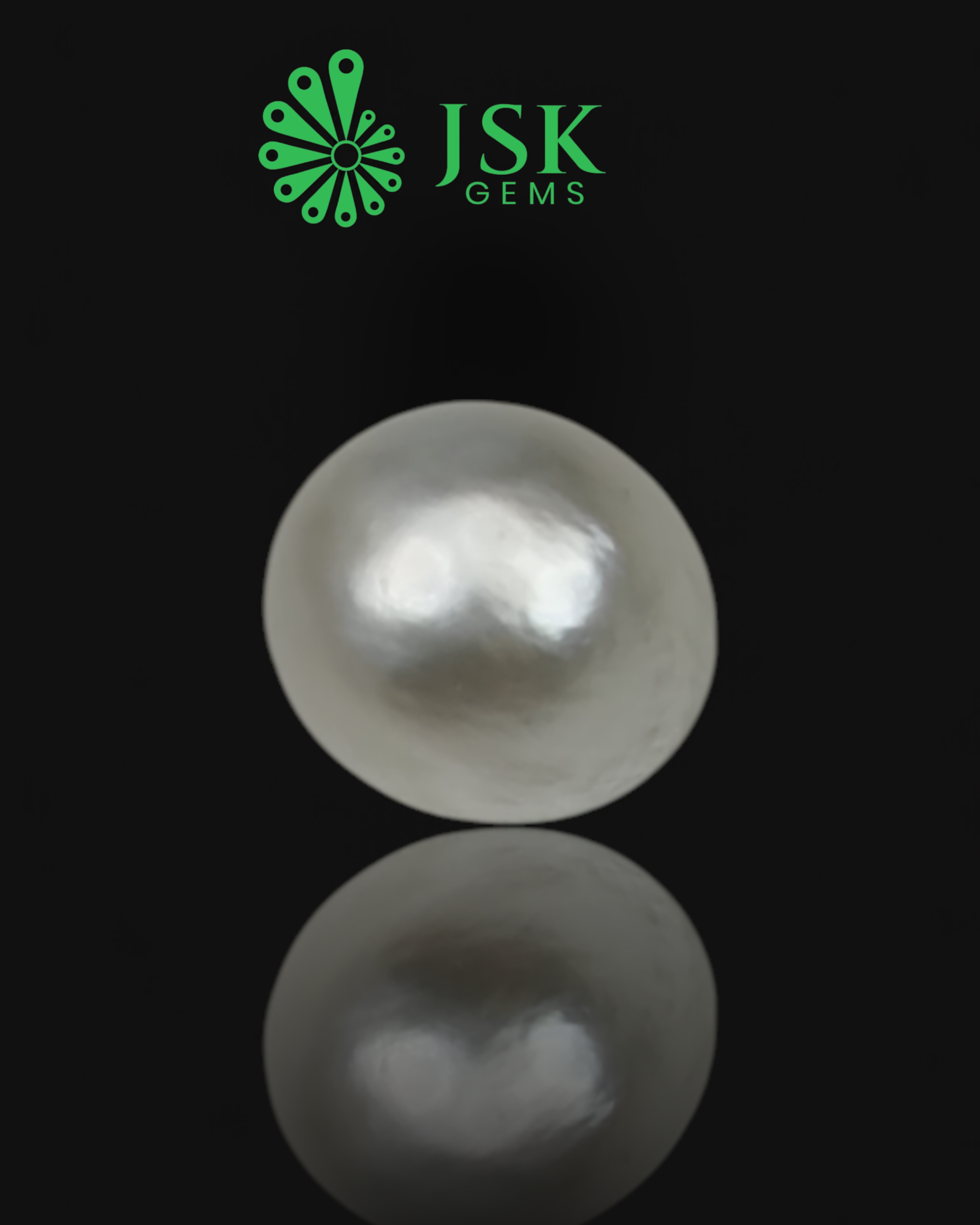 GIA Certified 11.63 Ct - 12.92 Ratti Natural Salt Water Pearl