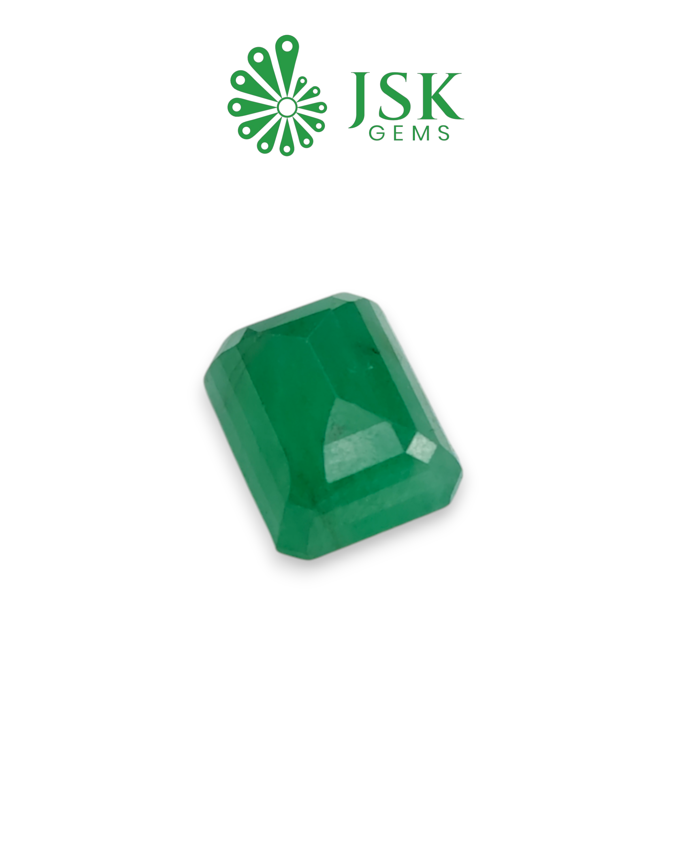 Premium Grade 5.38 Ct - 5.97 Ratti Natural Emerald - Panna