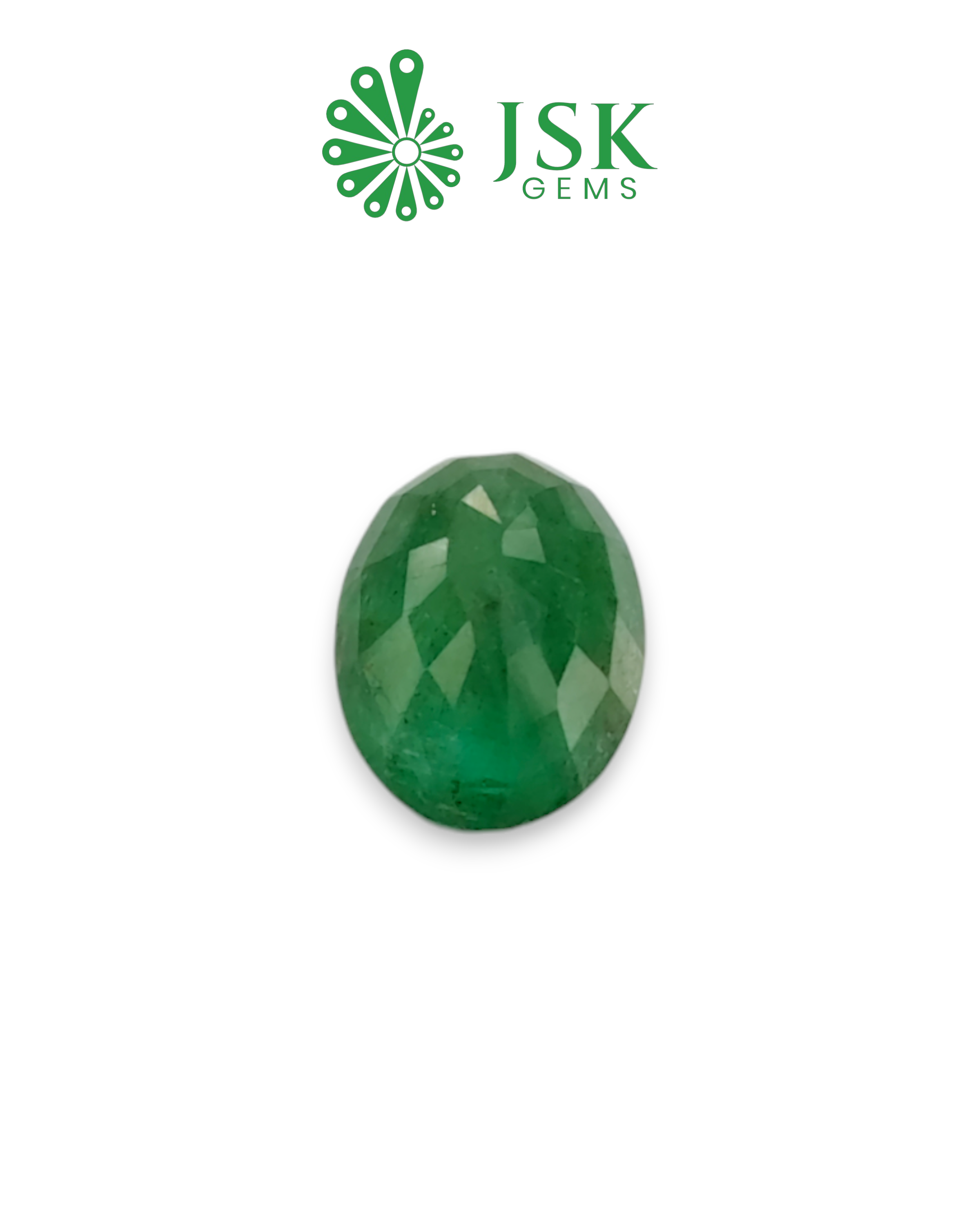 Premium Grade 6.35 Ct - 7.05 Ratti Natural Emerald - Panna