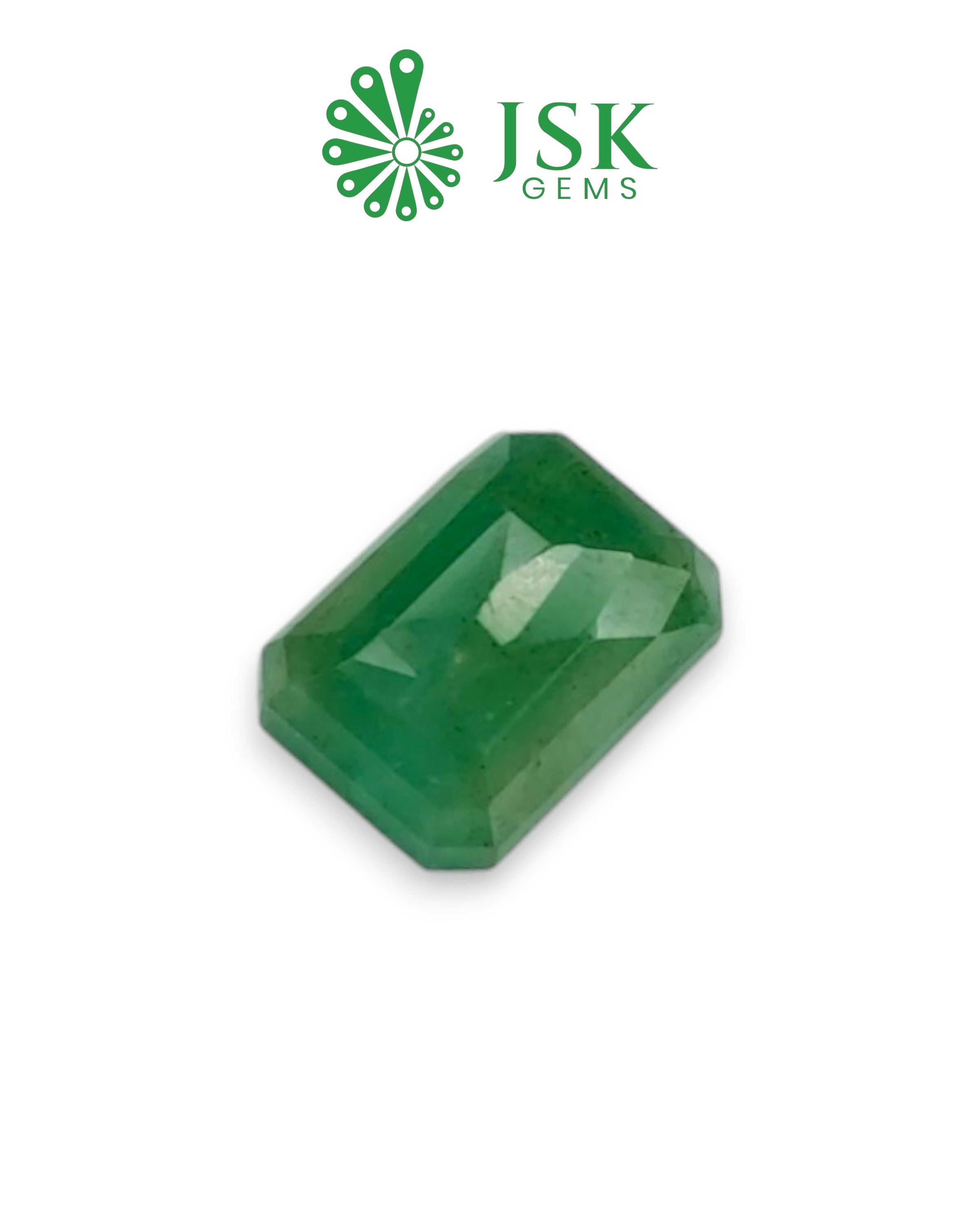 Premium Grade 5.62 Ct - 6.24 Ratti Natural Emerald - Panna