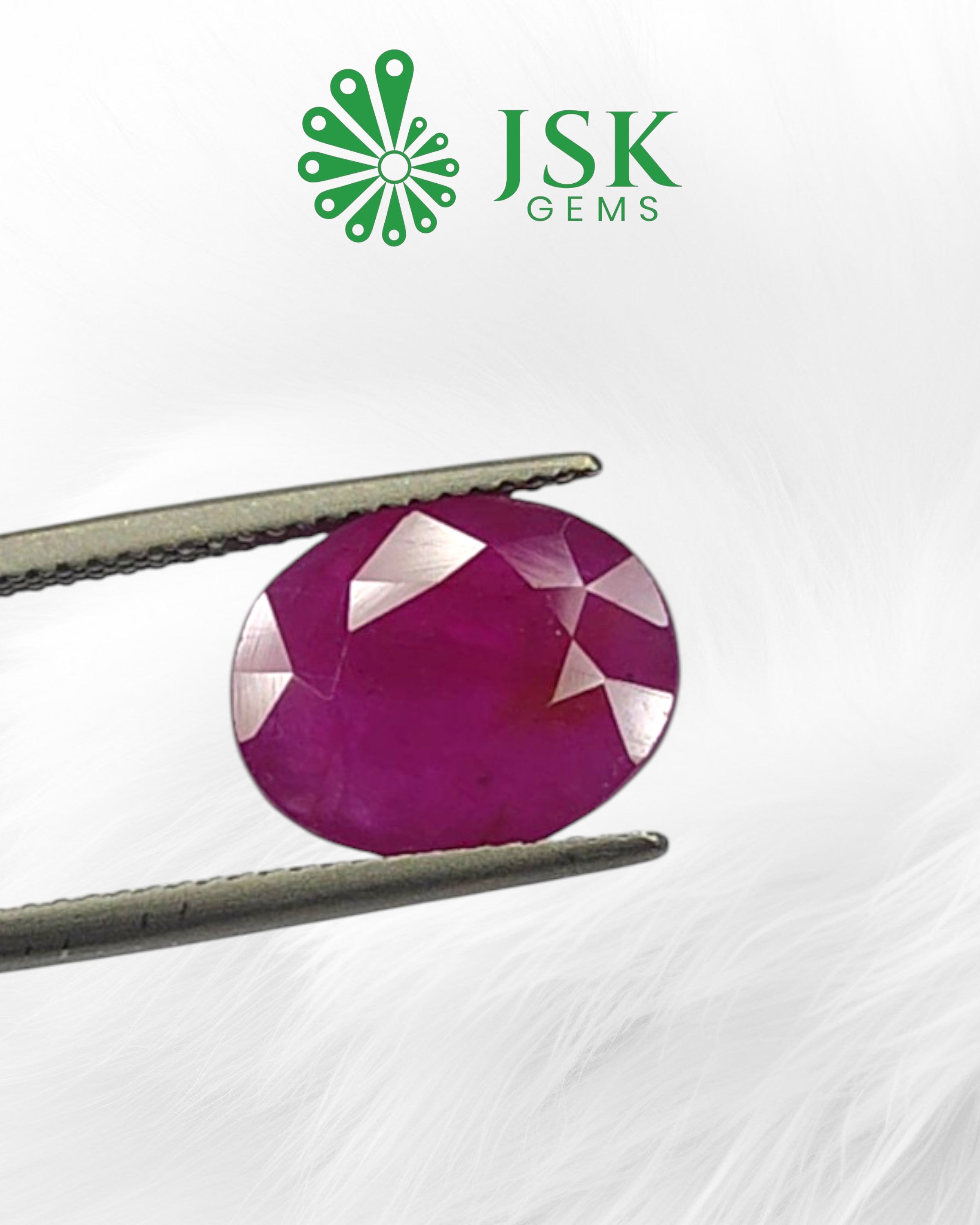 Top Grade GTL Certified 6.33 Ct - 7.03 Ratti Unheated Untreated Natural Ruby Manik