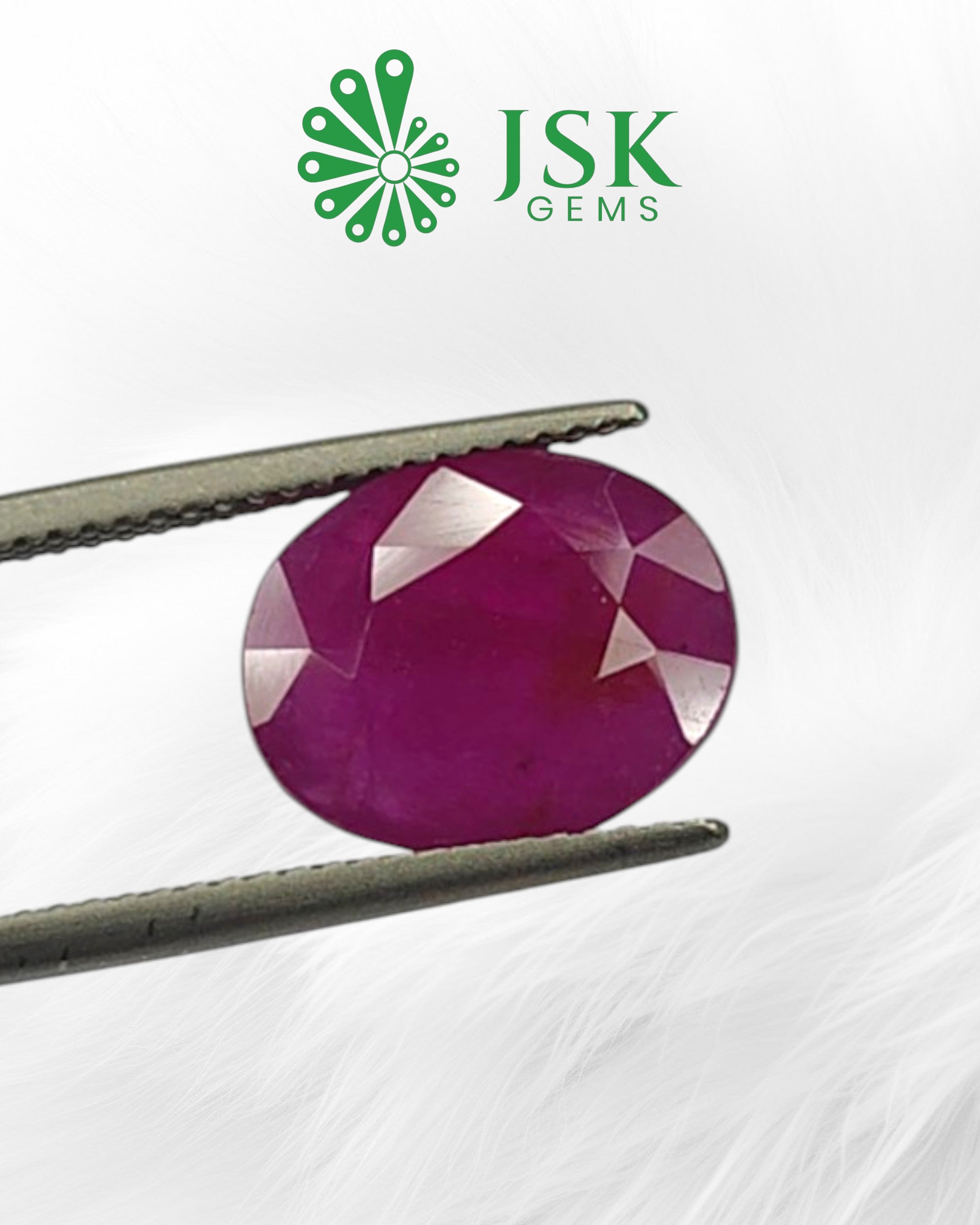 Top Grade GTL Certified 6.33 Ct - 7.03 Ratti Unheated Untreated Natural Ruby Manik
