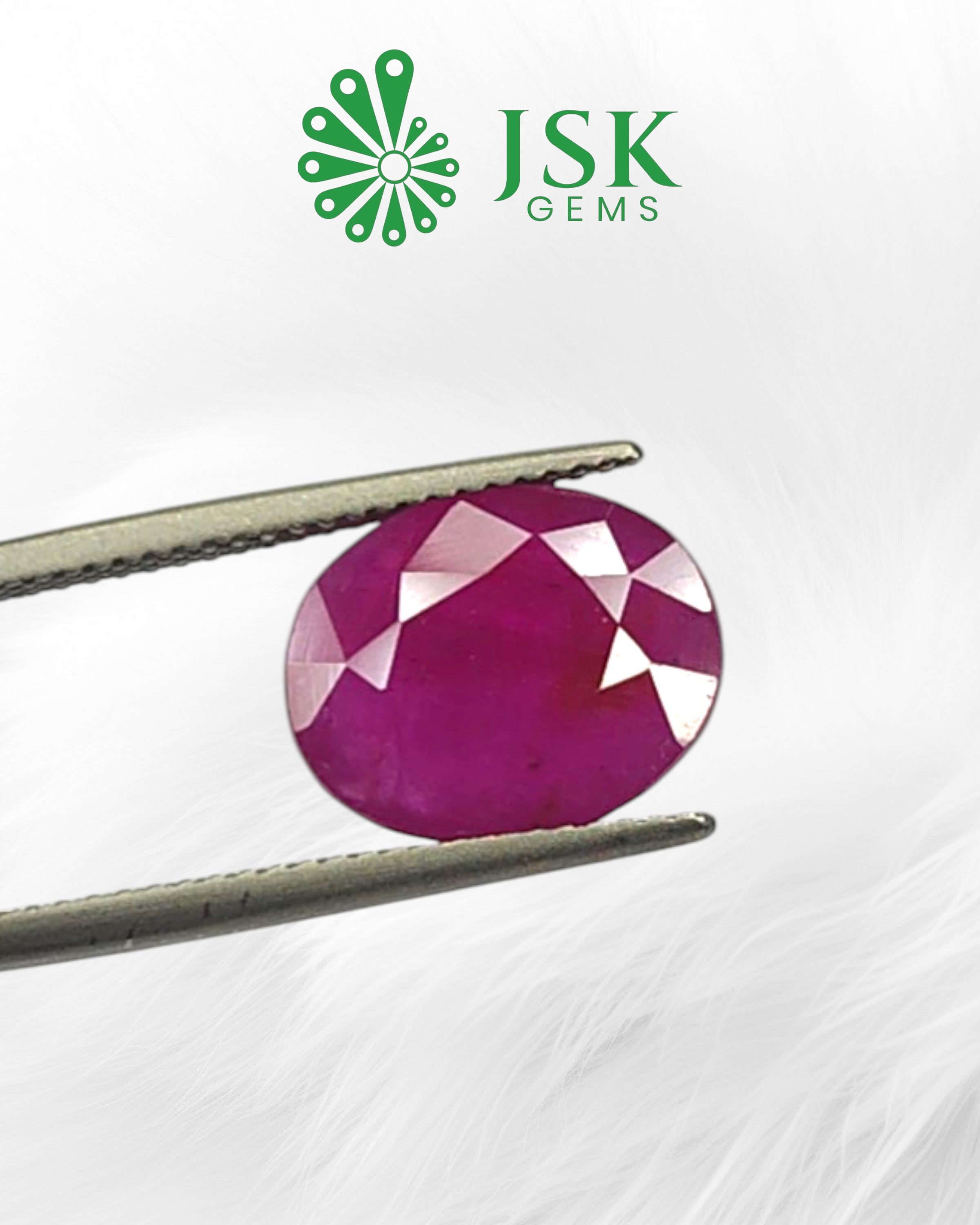 Top Grade GTL Certified 6.33 Ct - 7.03 Ratti Unheated Untreated Natural Ruby Manik