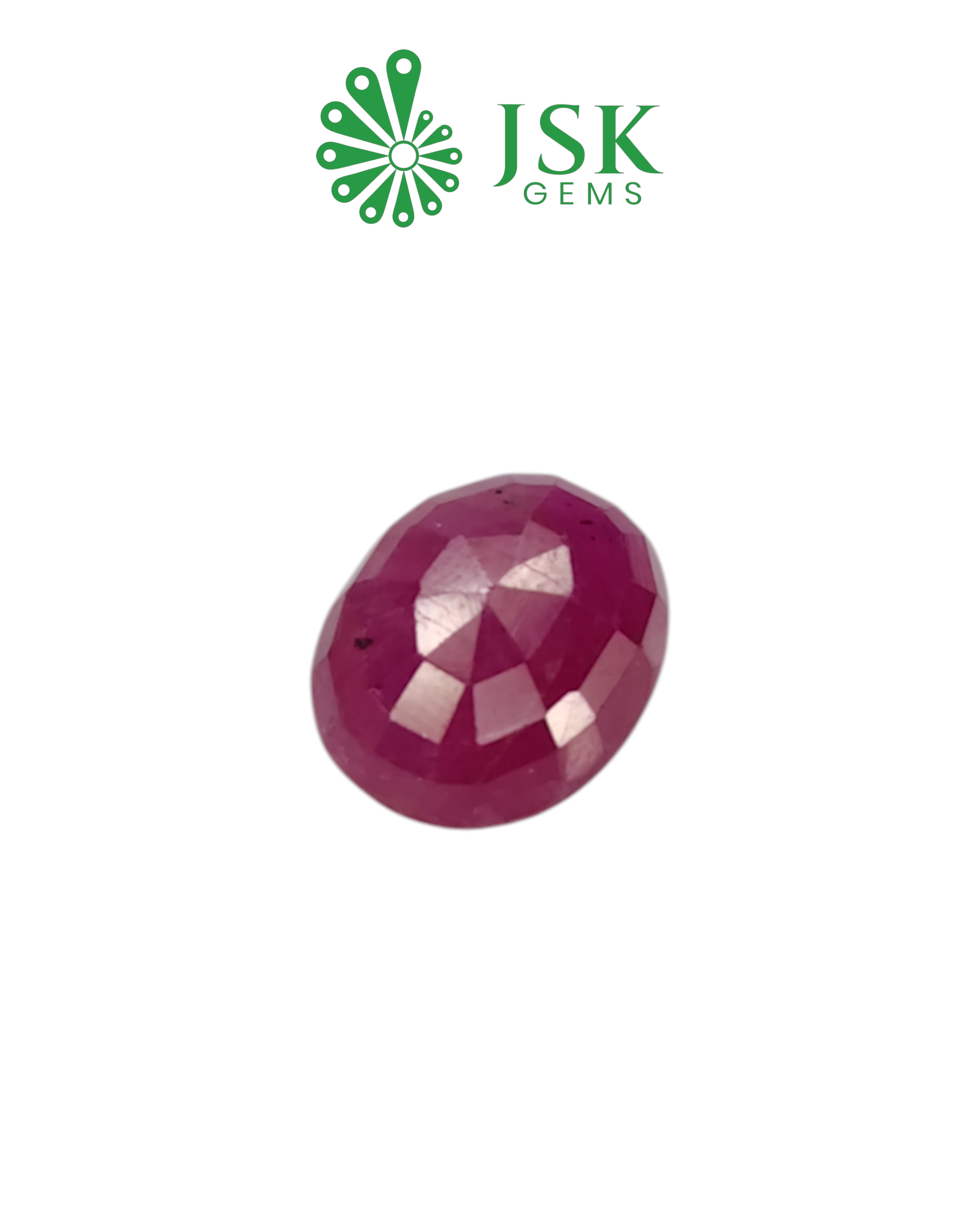 IIGJ Certified 6.16 Ct - 6.84 Ratti Unheated Untreated Natural Ruby Manik
