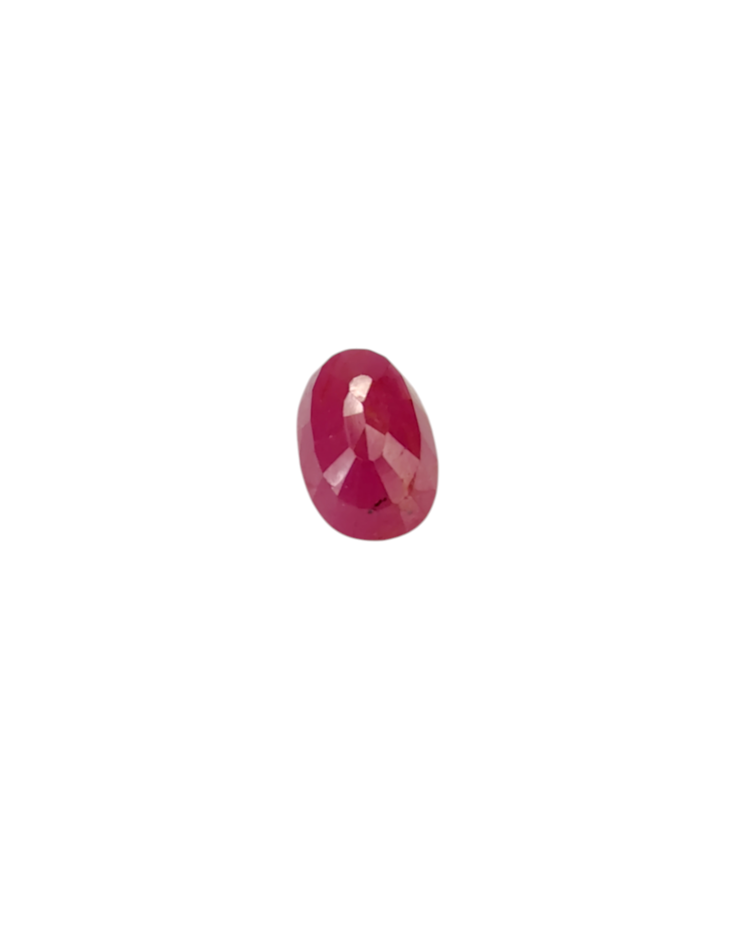 IGI Certified 4.61 Ct - 5.12 Ratti Natural Unheated Ruby