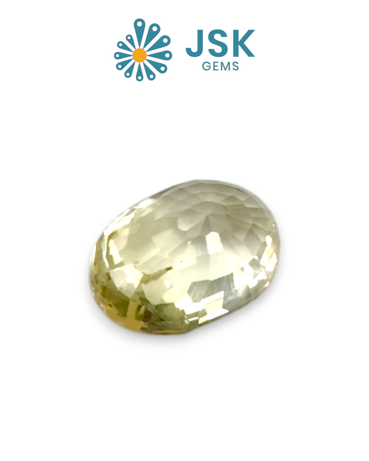 IIGJ Certified 4.04 Ct - 4.48 Ratti Natural Unheated Ceylon Yellow Sapphire -Pukhraj