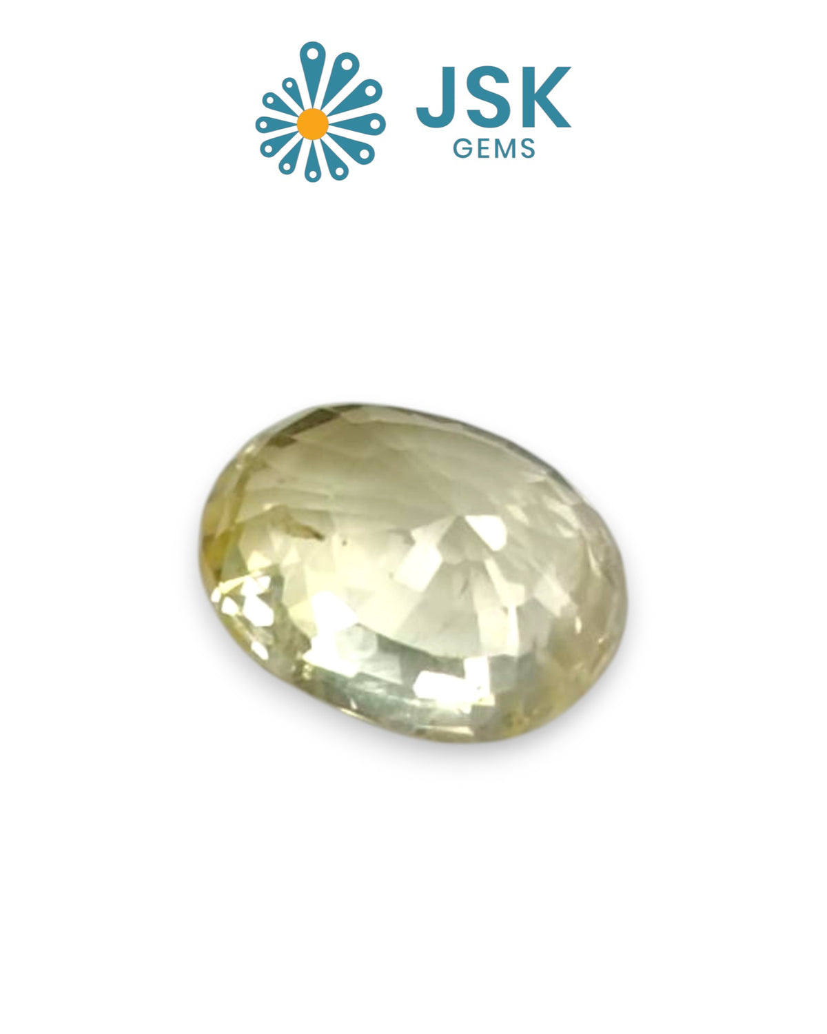 IIGJ Certified 4.04 Ct - 4.48 Ratti Natural Unheated Ceylon Yellow Sapphire -Pukhraj