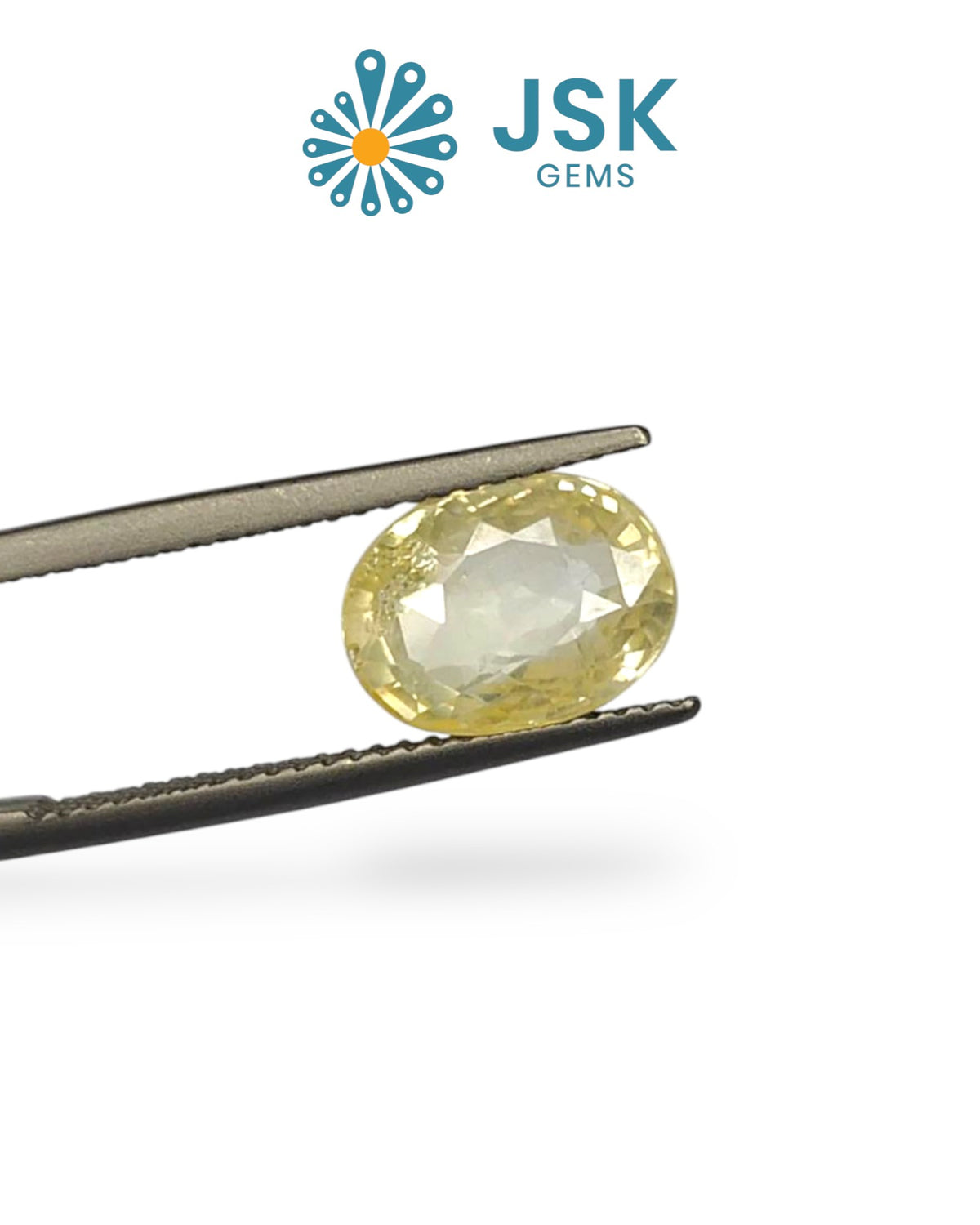 IIGJ Certified 4.04 Ct - 4.48 Ratti Natural Unheated Ceylon Yellow Sapphire -Pukhraj