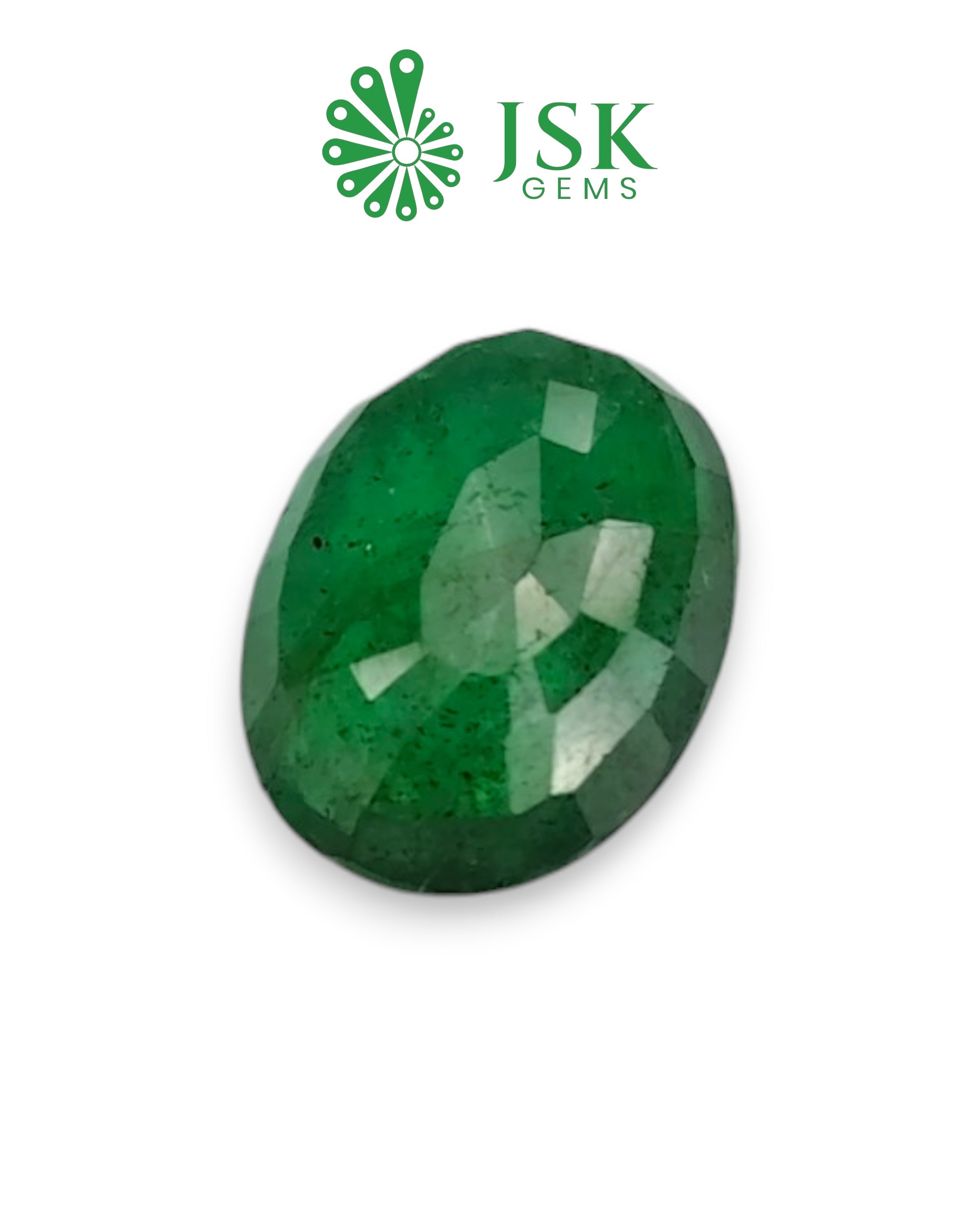 Premium Grade 6.10Ct - 6.78 Ratti Natural Emerald - Panna