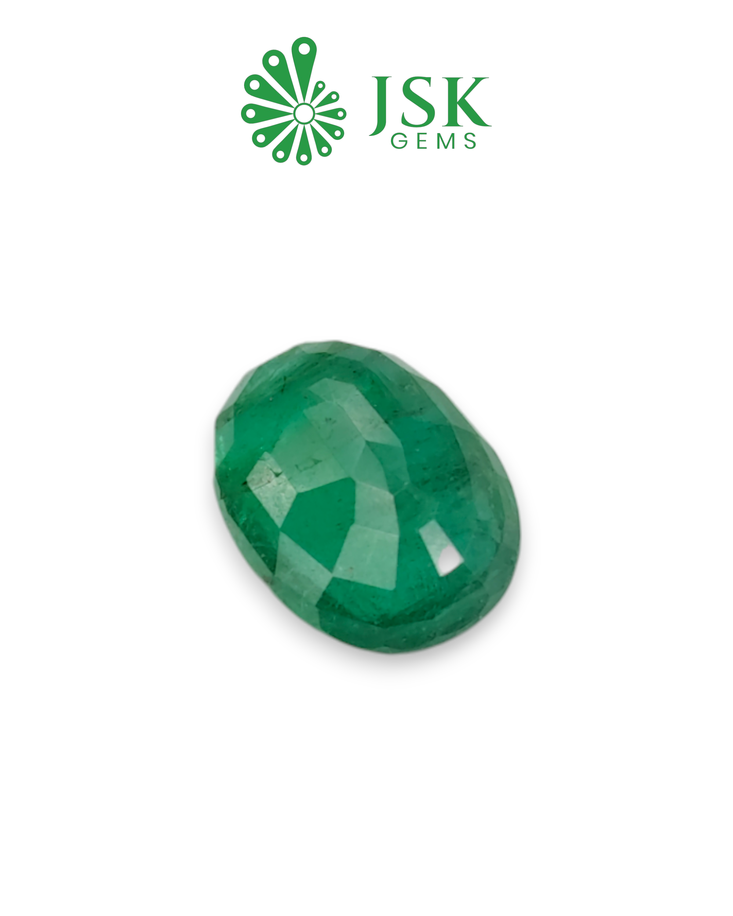 Premium Grade 6.99 Ct - 7.76 Ratti Natural Emerald - Panna