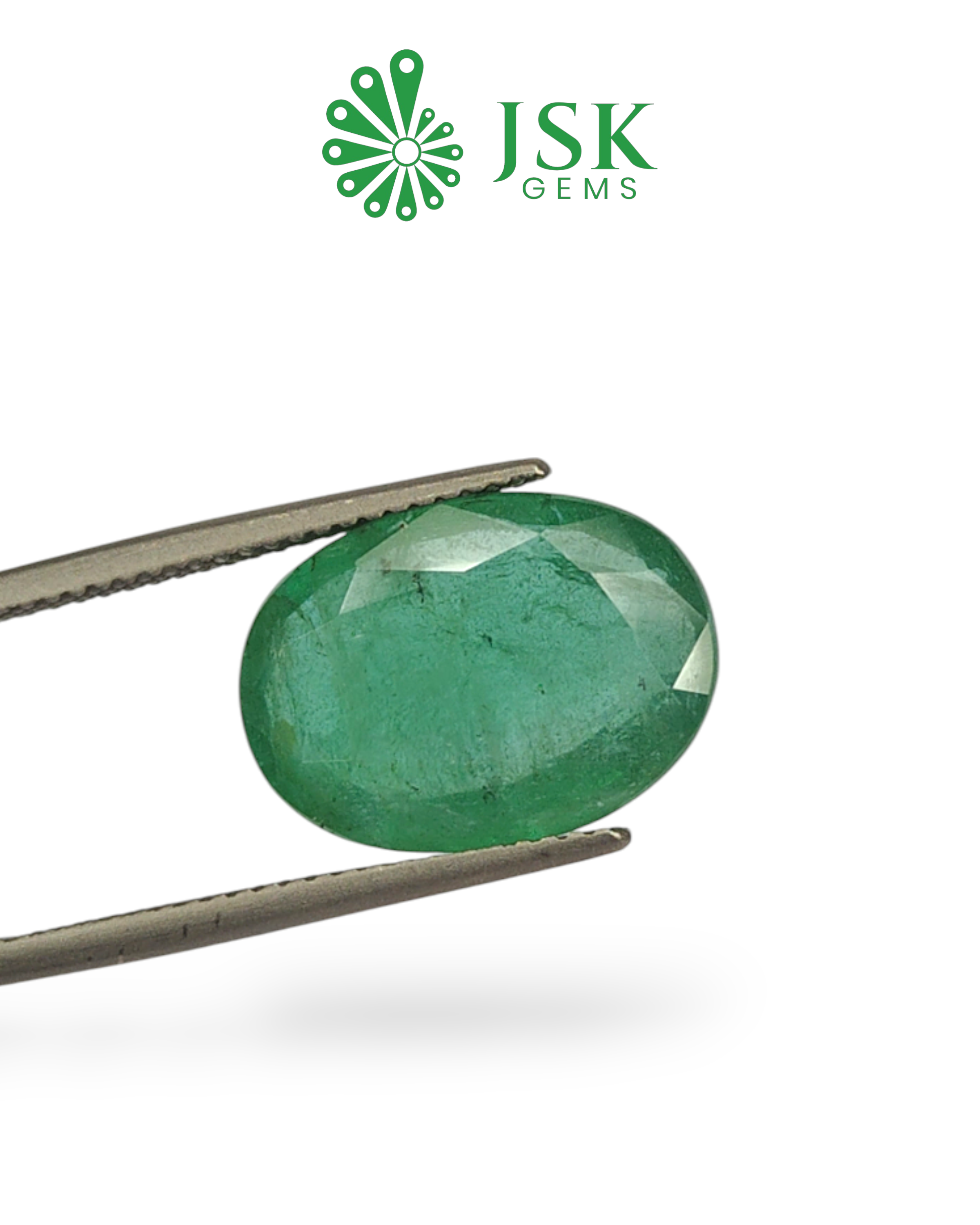 Premium Grade 6.99 Ct - 7.76 Ratti Natural Emerald - Panna