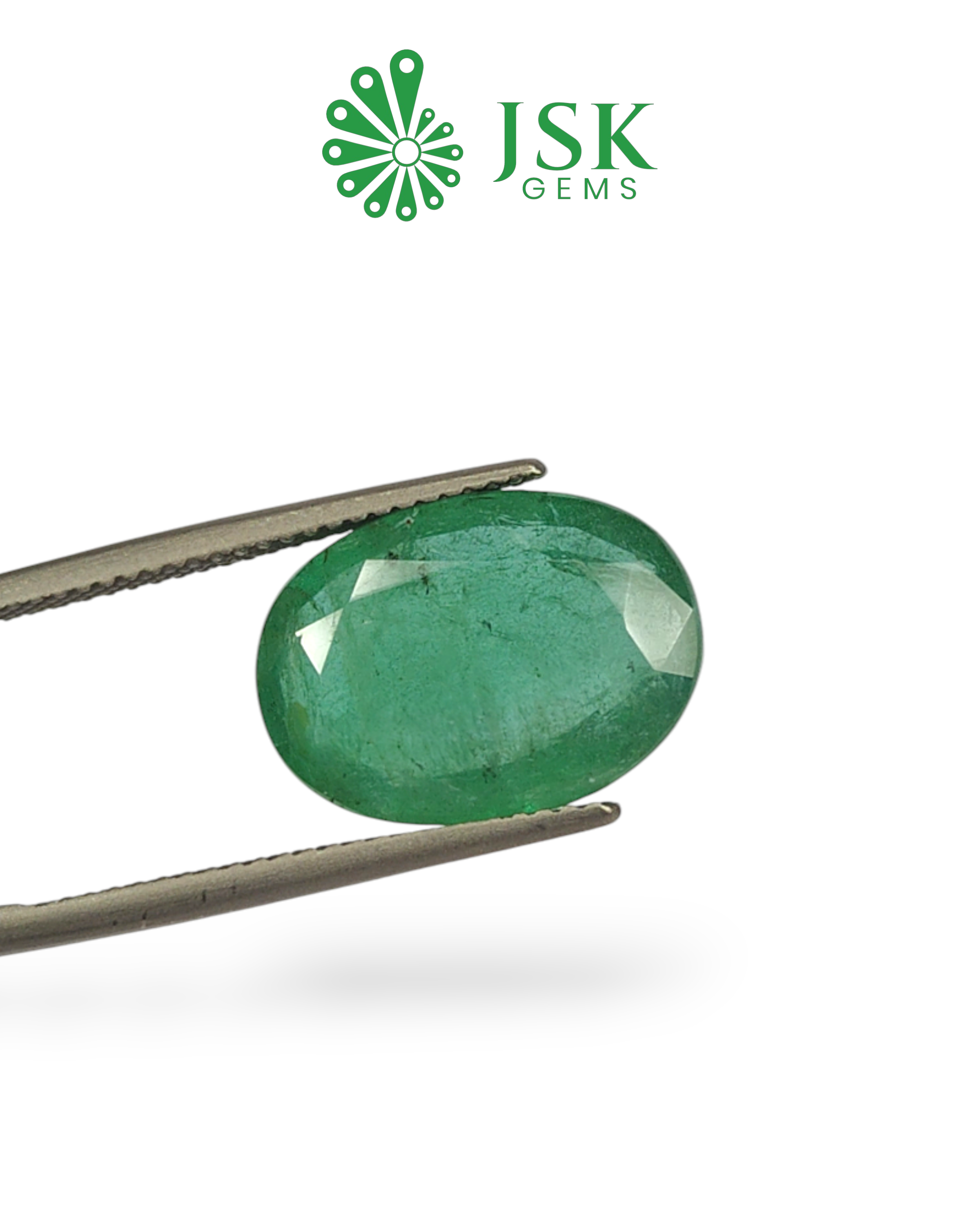 Premium Grade 6.99 Ct - 7.76 Ratti Natural Emerald - Panna