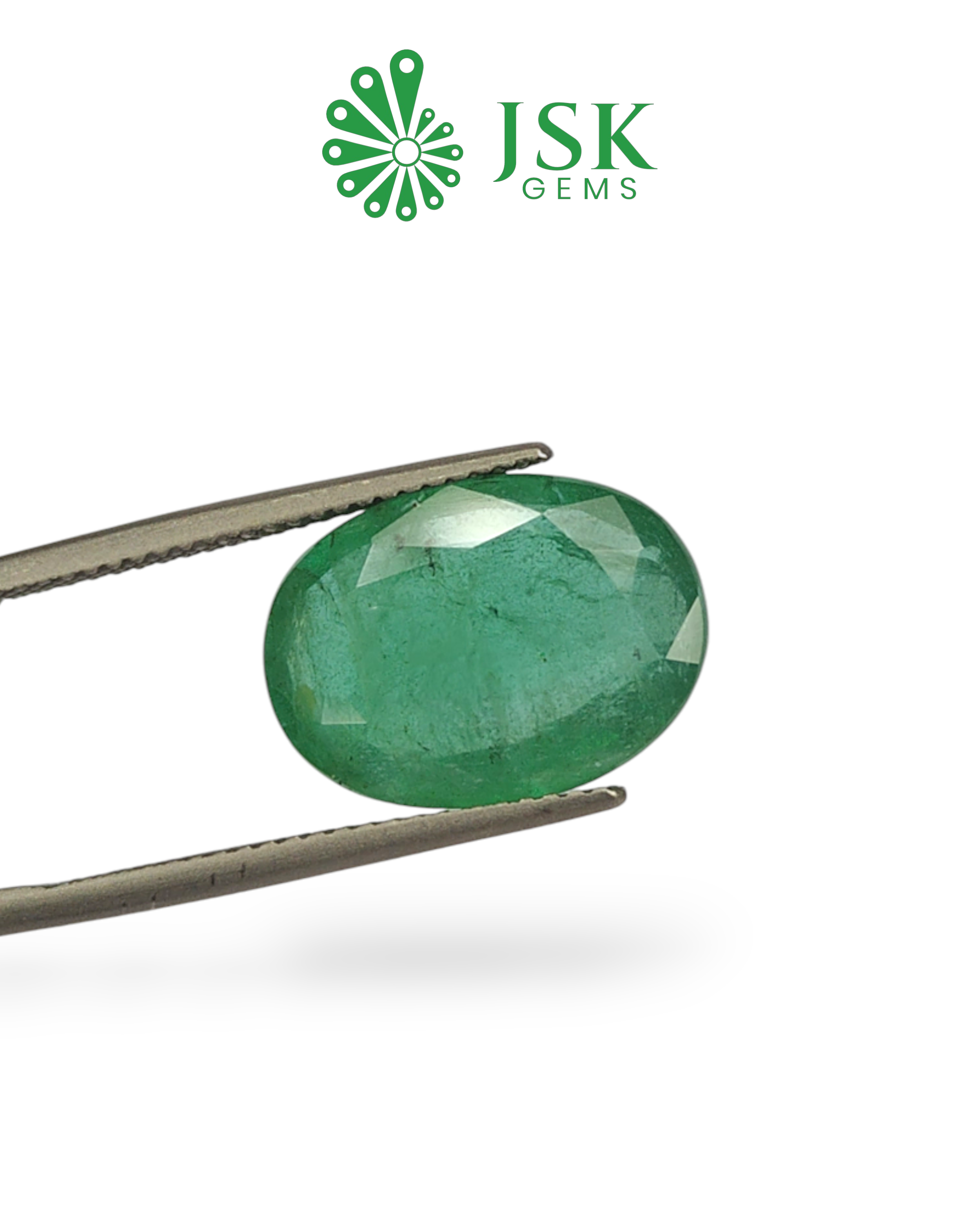 Premium Grade 6.99 Ct - 7.76 Ratti Natural Emerald - Panna