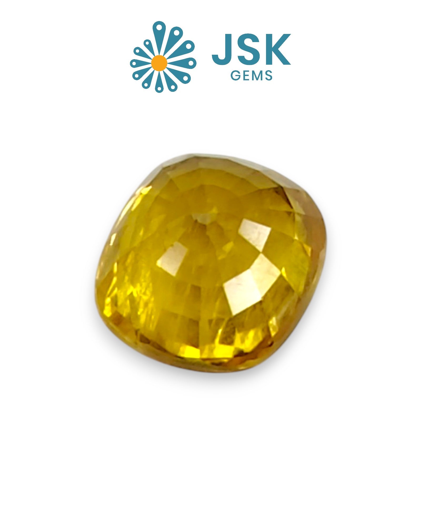Top Grade 4.40 Ct - 4.89 Ratti Natural Bangkok Yellow Sapphire - Pukhraj