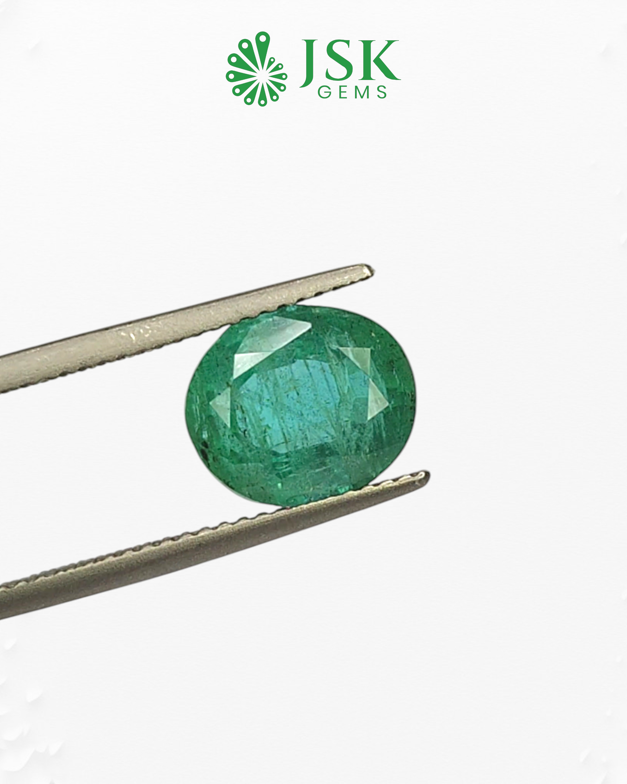 Premium Grade 3.39 Ct - 3.76 Ratti Natural Emerald - Panna