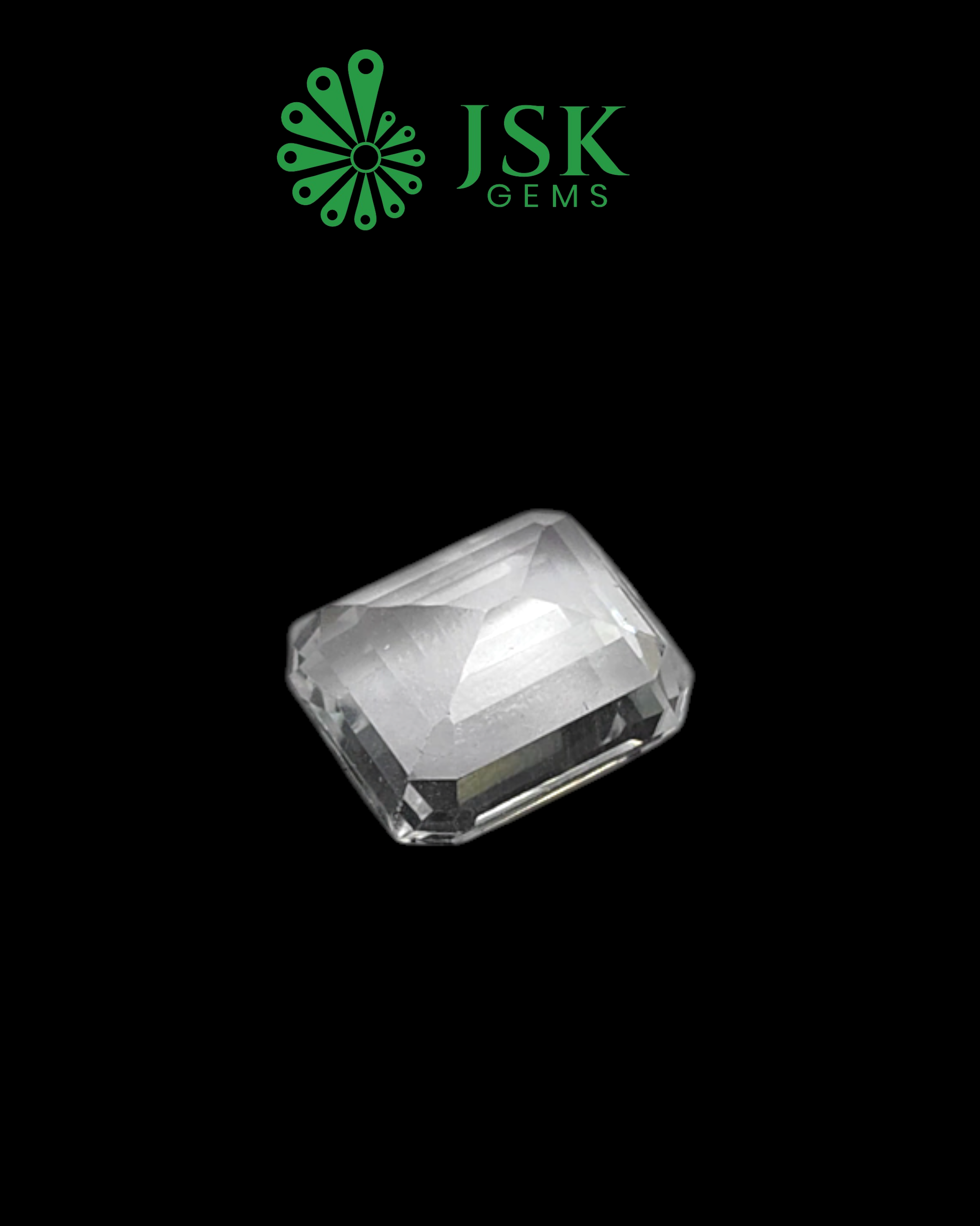 Premium Grade 7.88 Ct - 8.75 Ratti Natural Colorless Quartz - Sphatik
