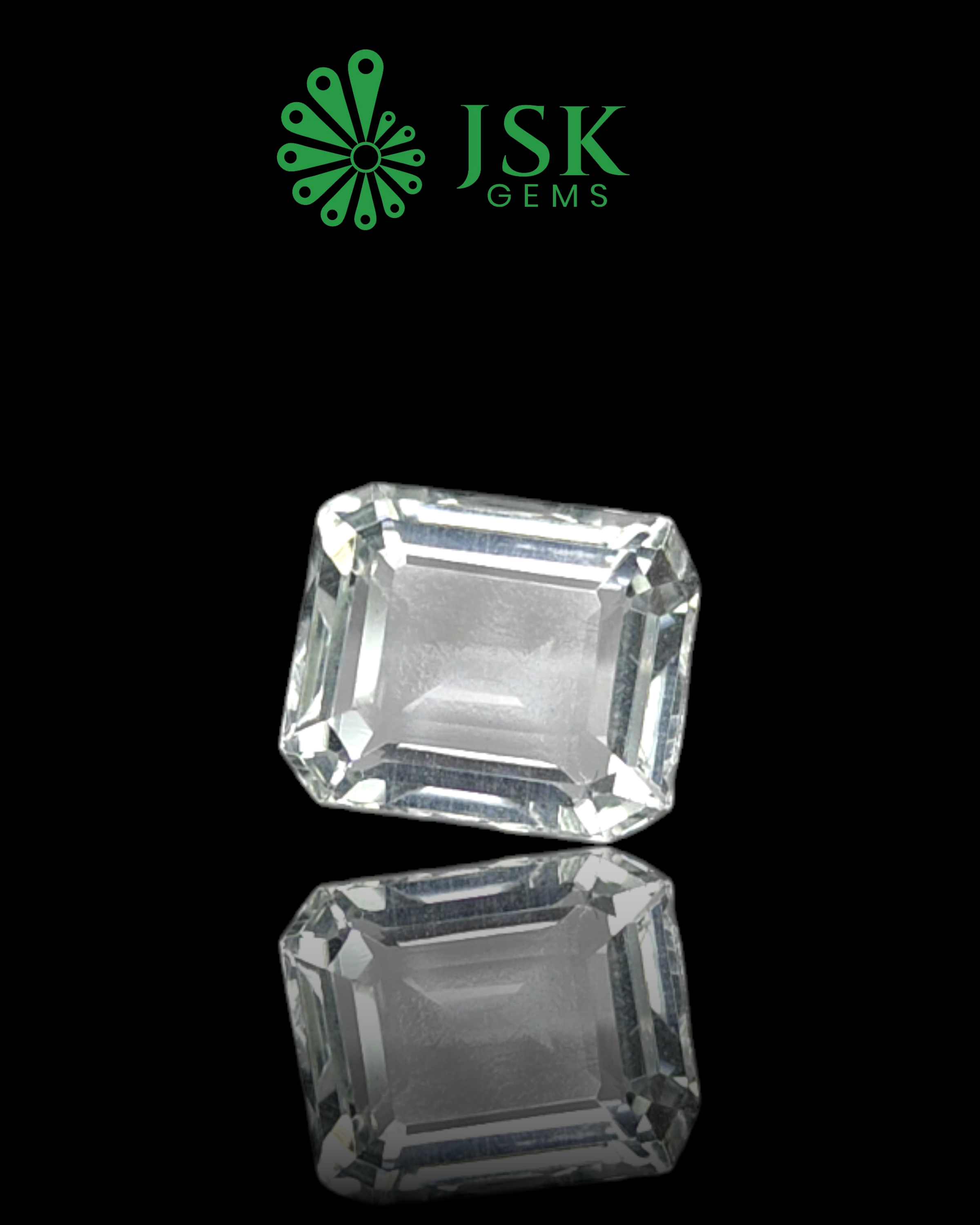 Premium Grade 7.88 Ct - 8.75 Ratti Natural Colorless Quartz - Sphatik