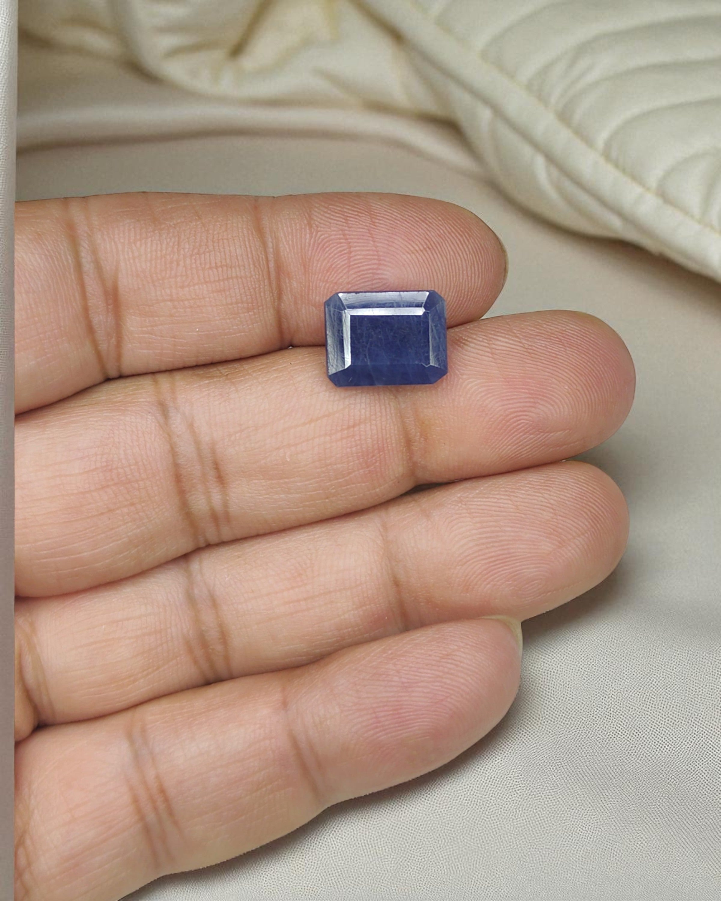GTL Certified 9.86 Ct - 10.95 Ratti Natural Unheated Blue Sapphire-Neelam