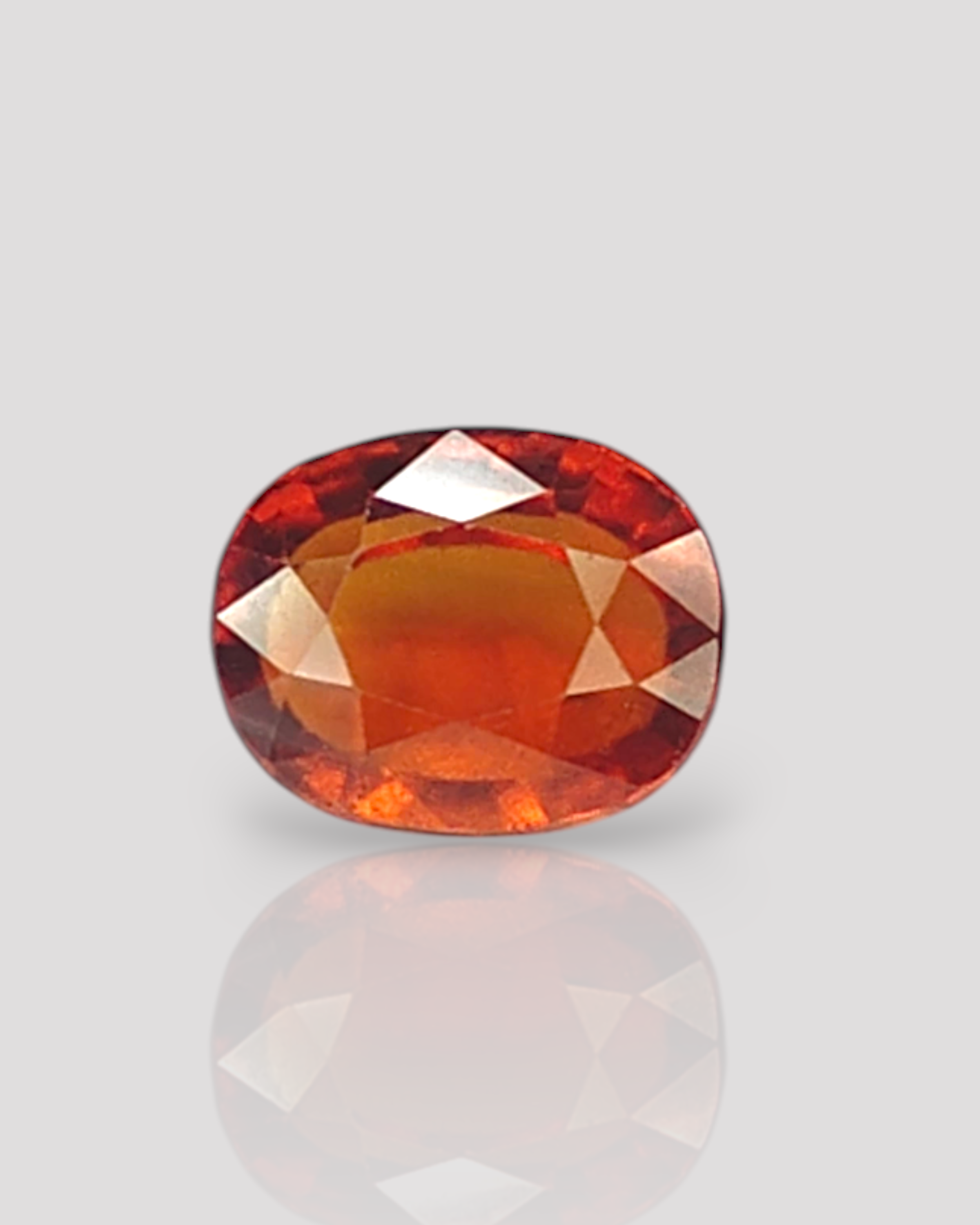 Top Grade 7.30 Ct - 8.11 Ratti Natural Ceylon Hessonite Garnet - Gomedh