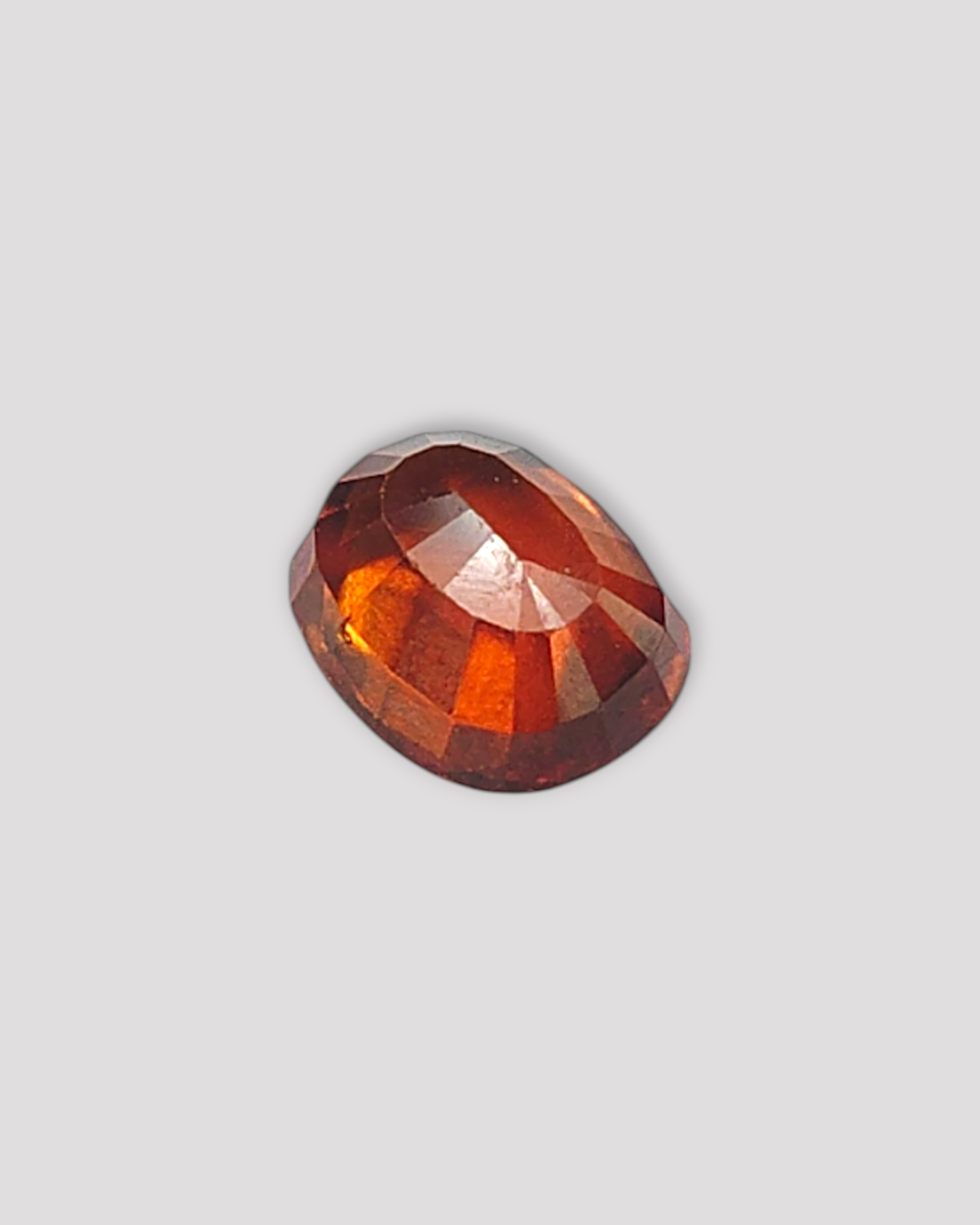 Top Grade 7.30 Ct - 8.11 Ratti Natural Ceylon Hessonite Garnet - Gomedh