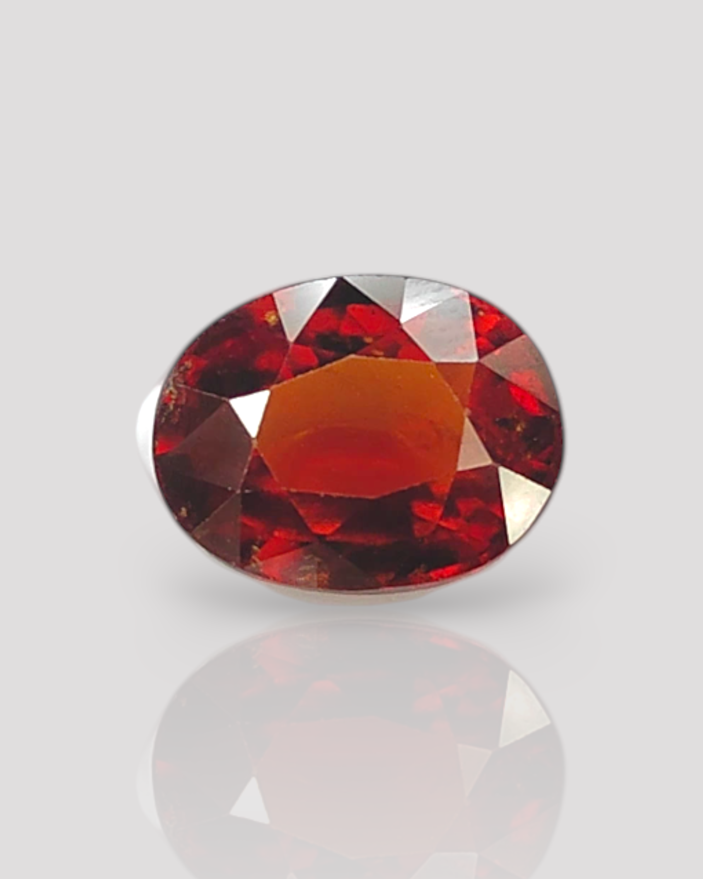 Top Grade 7.02 Ct - 7.80 Ratti Natural Ceylon Hessonite Garnet - Gomedh