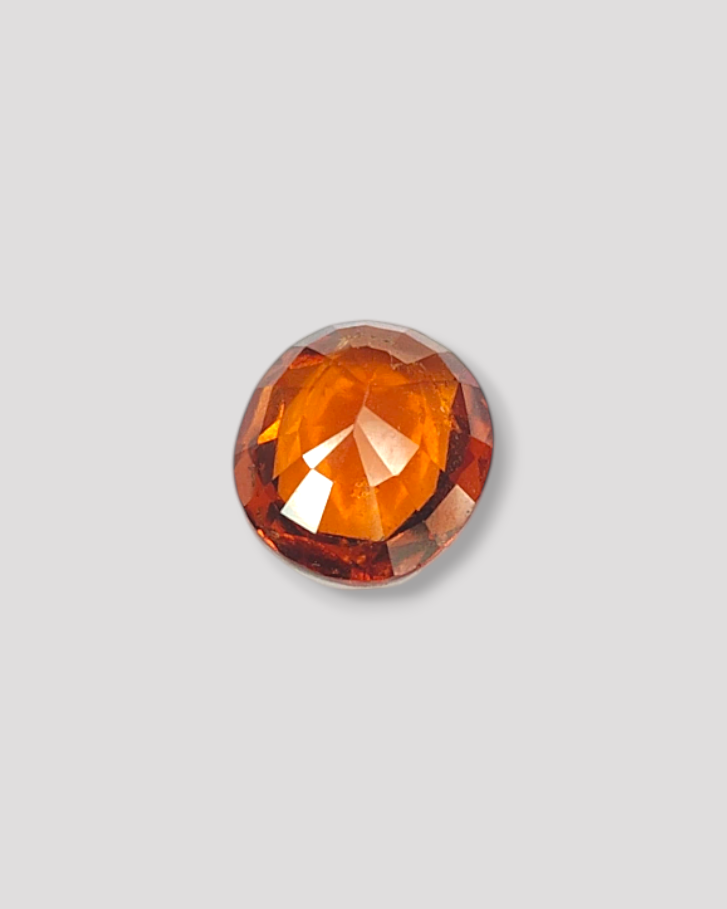 Top Grade 6.22 Ct - 6.91 Ratti Natural Ceylon Hessonite Garnet - Gomedh