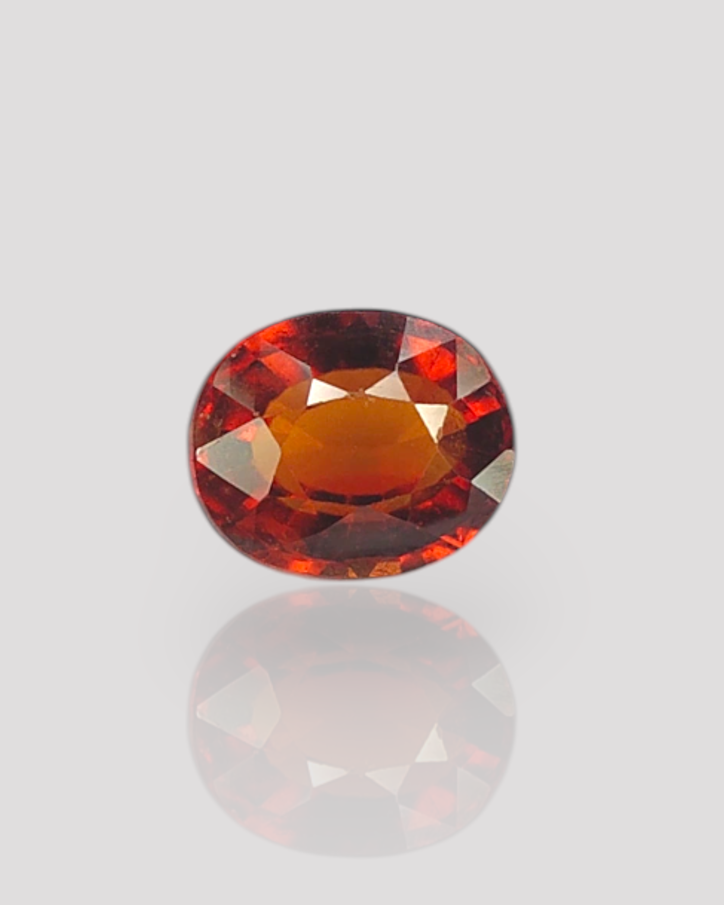 Top Grade 6.44 Ct - 7.15 Ratti Natural Ceylon Hessonite Garnet - Gomedh