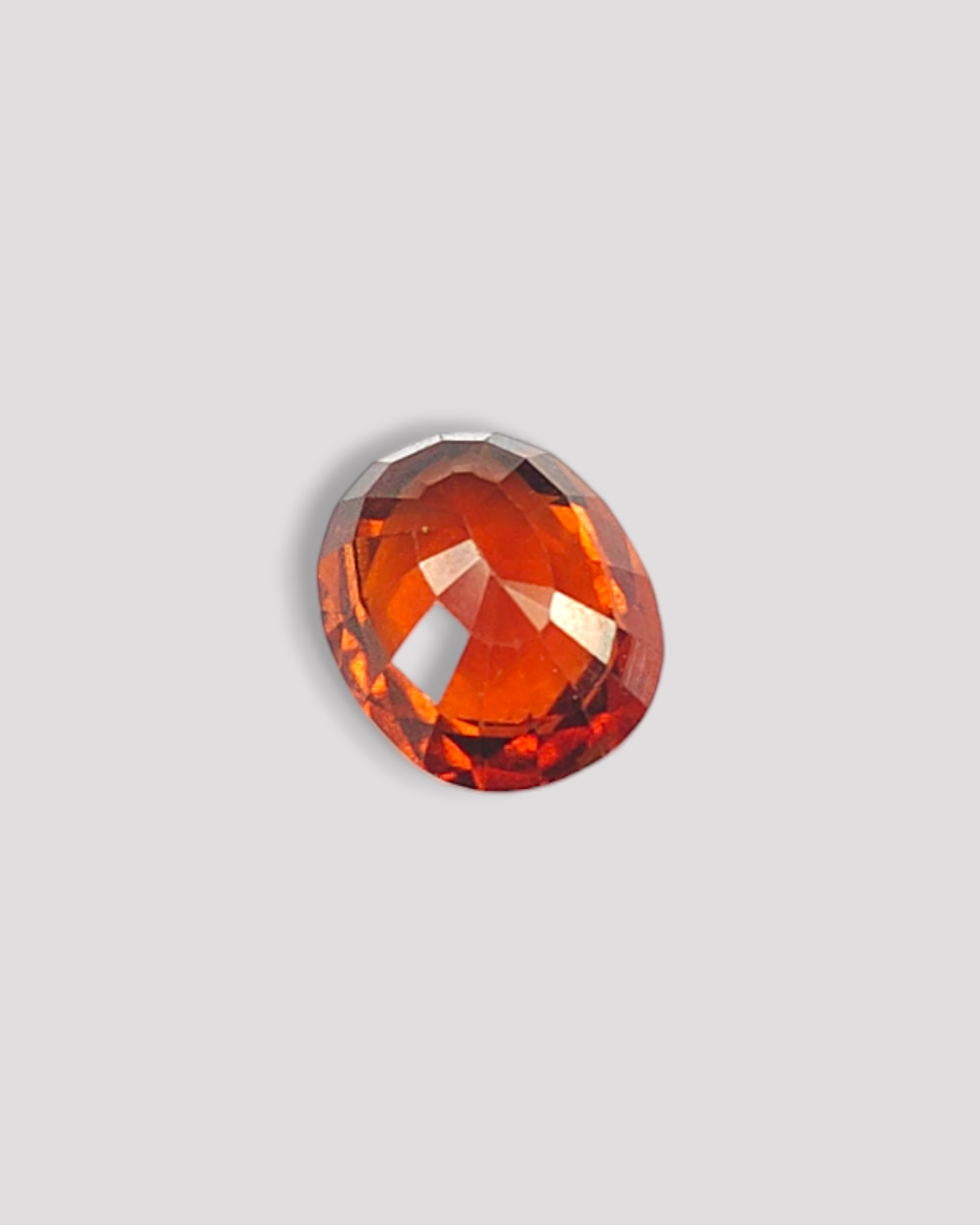 Top Grade 6.44 Ct - 7.15 Ratti Natural Ceylon Hessonite Garnet - Gomedh