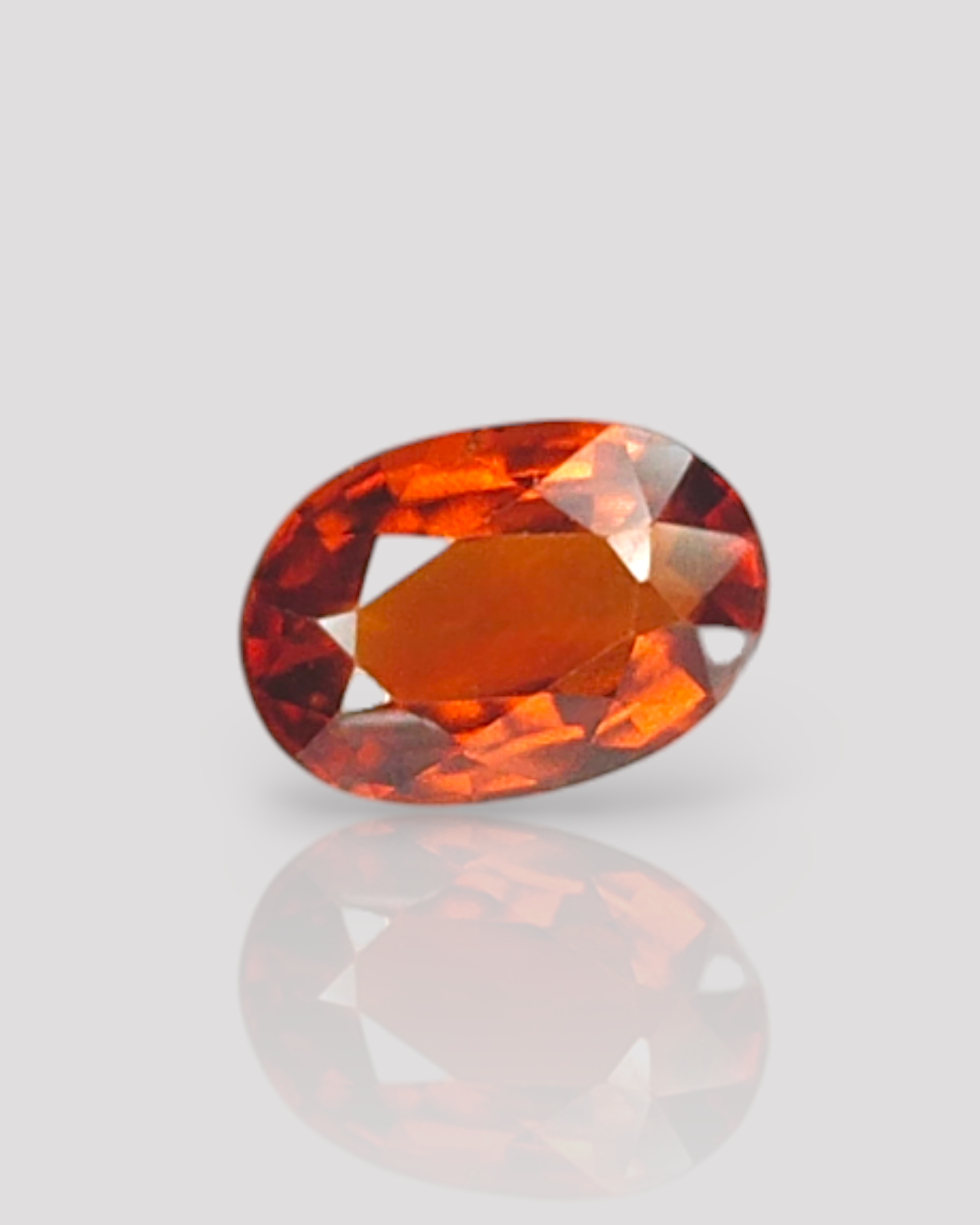 Top Grade 6.08 Ct - 6.75 Ratti Natural Ceylon Hessonite Garnet - Gomedh