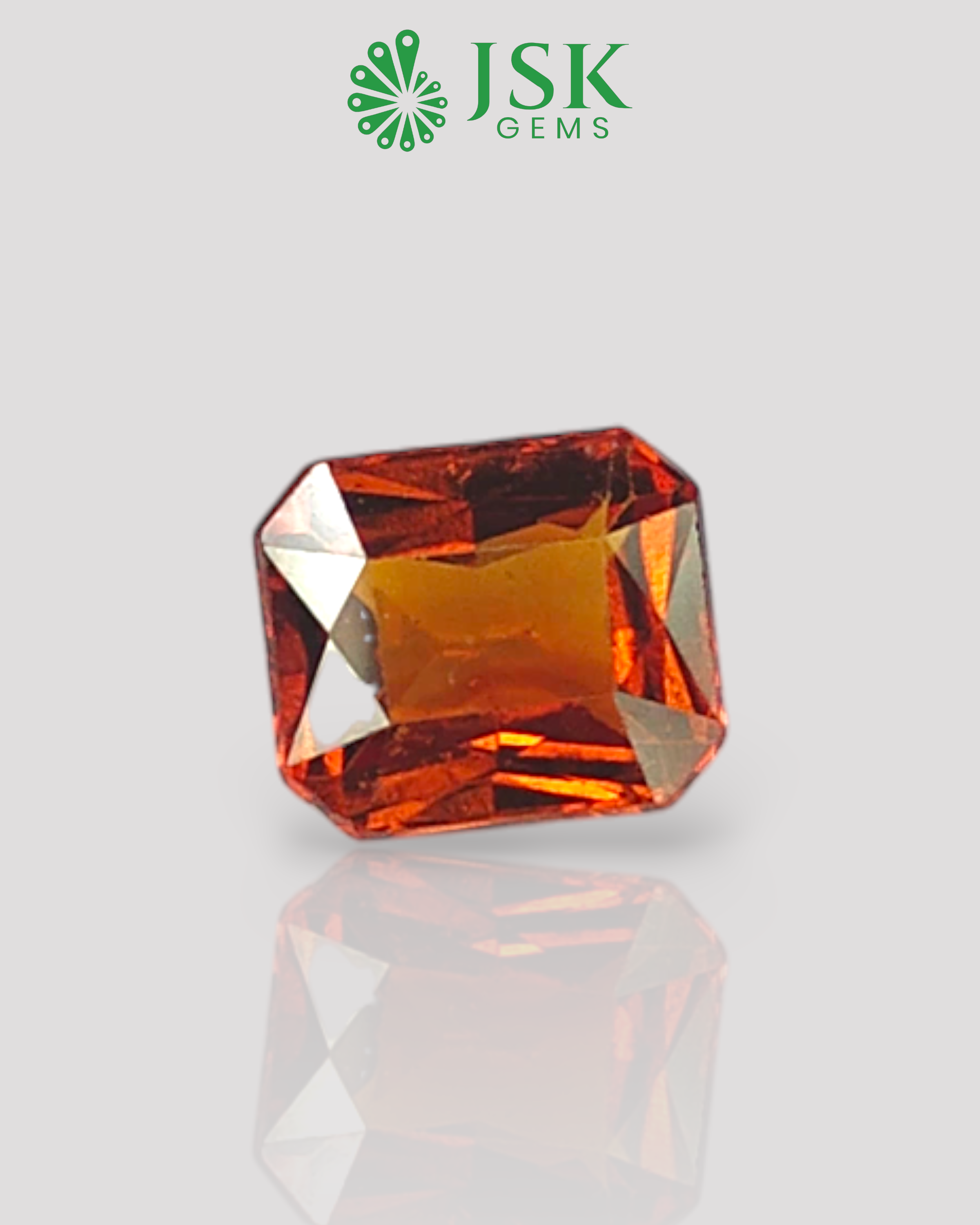 Top Grade 5.99 Ct - 6.65 Ratti Natural Ceylon Hessonite Garnet - Gomedh