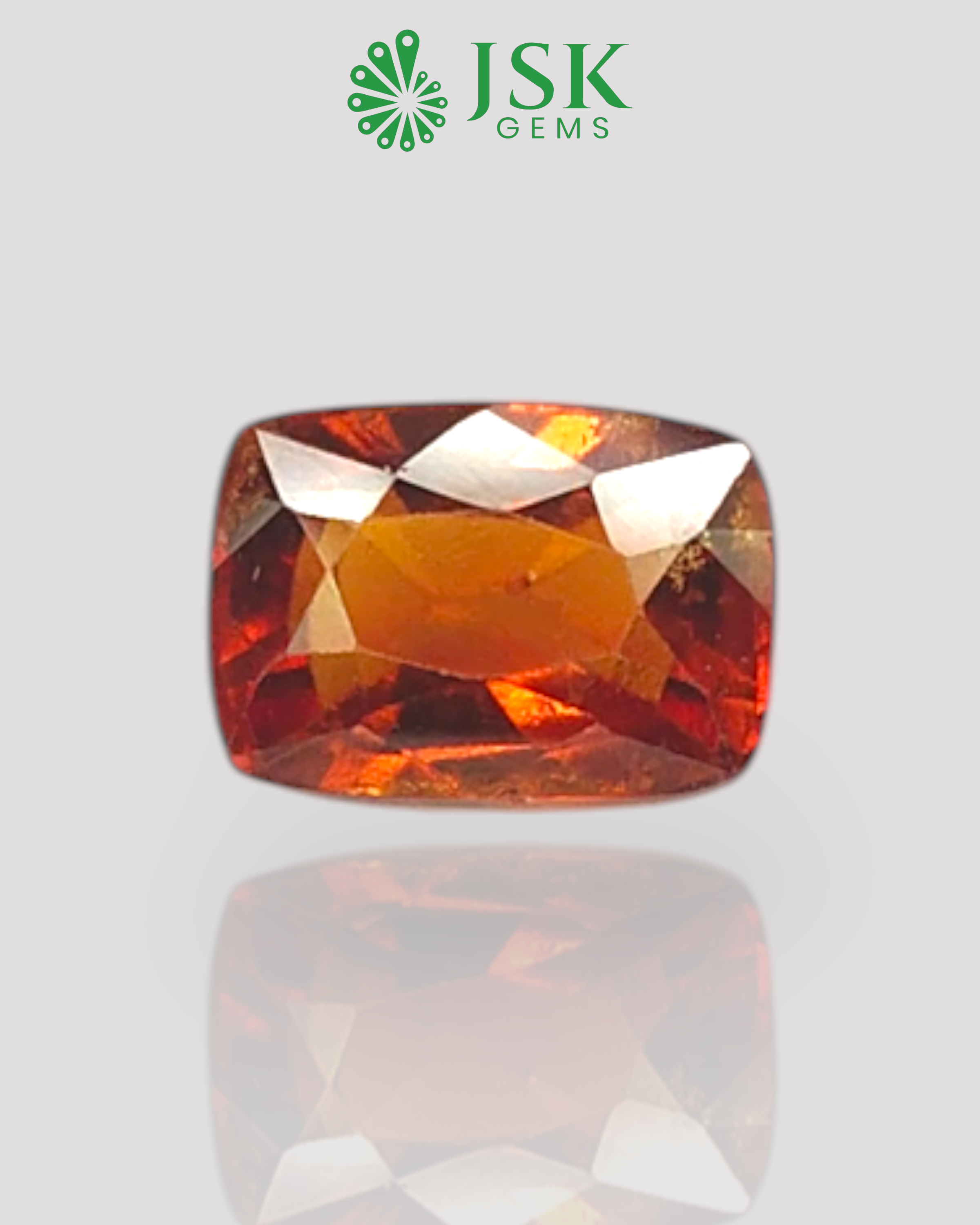 Top Grade 5.30 Ct - 5.88  Ratti Natural Ceylon Hessonite Garnet - Gomedh