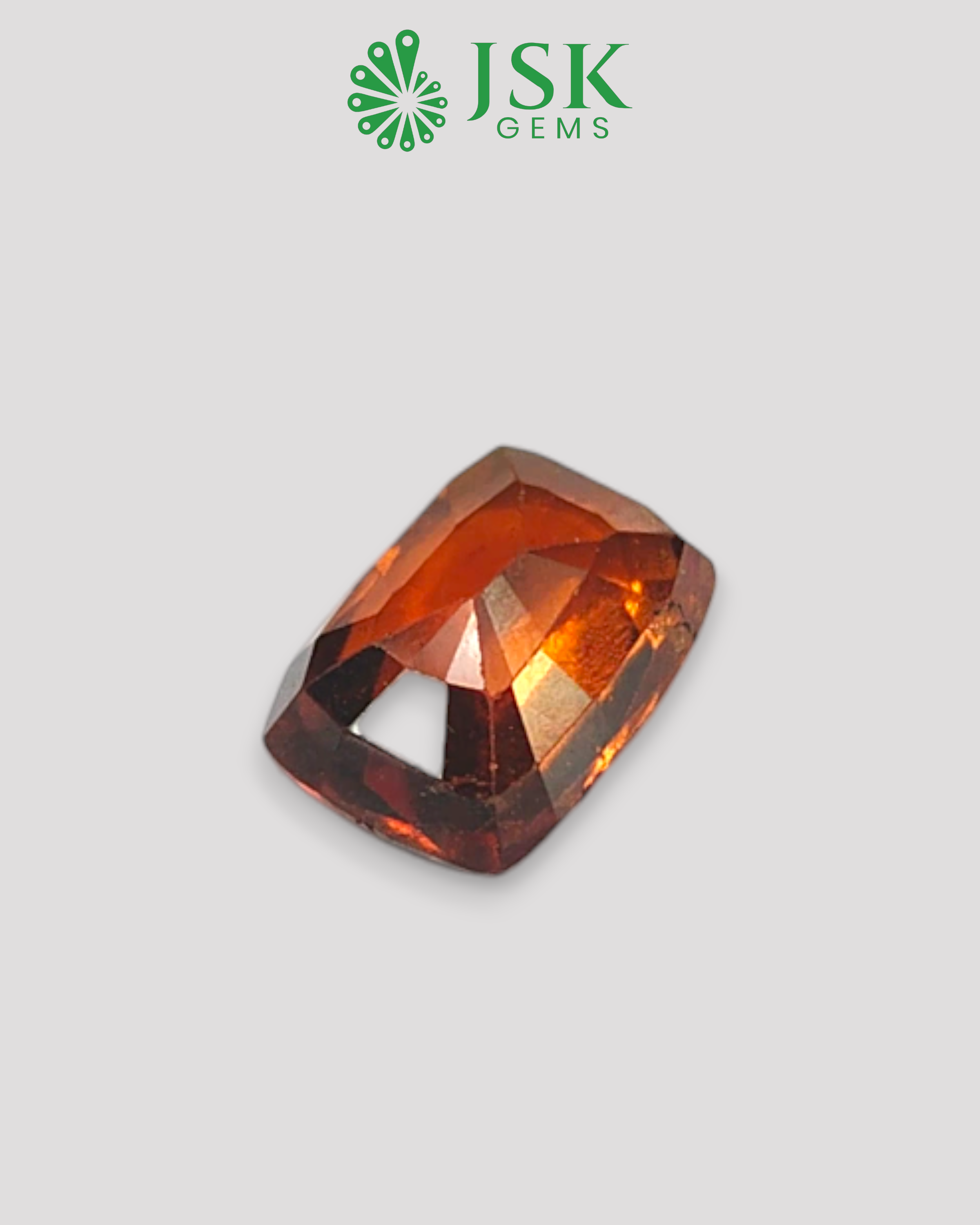 Top Grade 5.30 Ct - 5.88  Ratti Natural Ceylon Hessonite Garnet - Gomedh