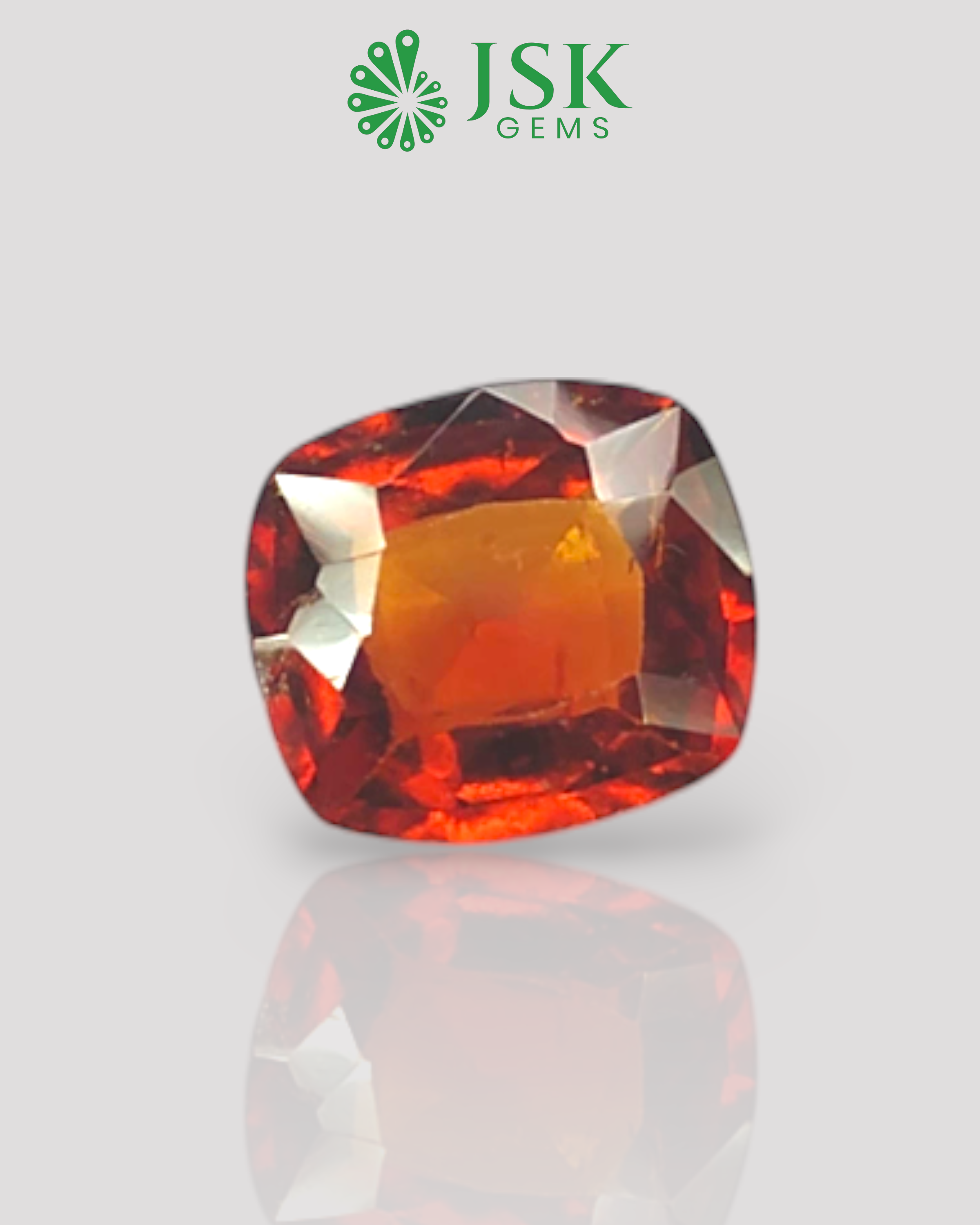 Top Grade 5.48 Ct - 6.08 Ratti Natural Ceylon Hessonite Garnet - Gomedh