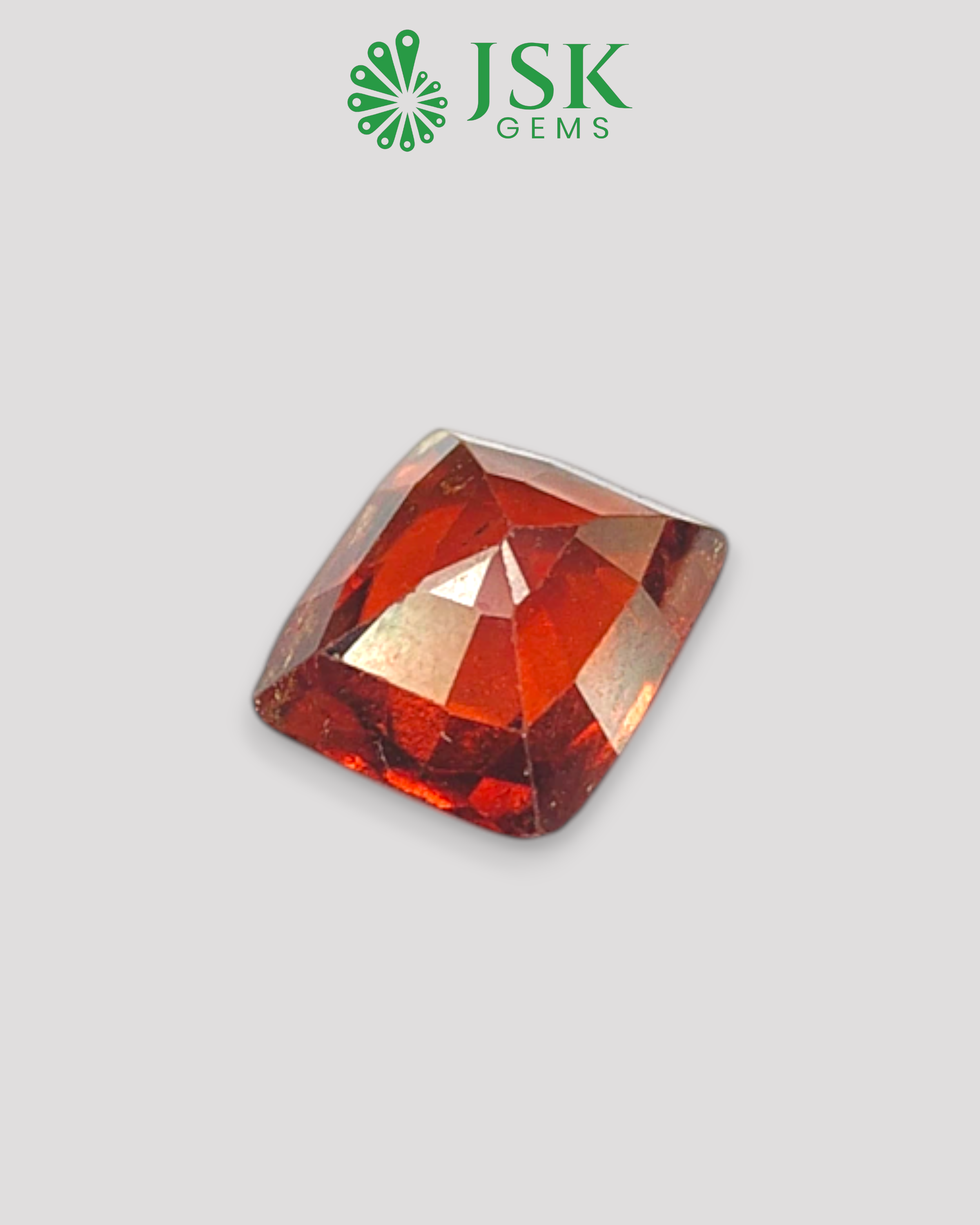 Top Grade 4.74 Ct - 5.26 Ratti Natural Ceylon Hessonite Garnet - Gomedh