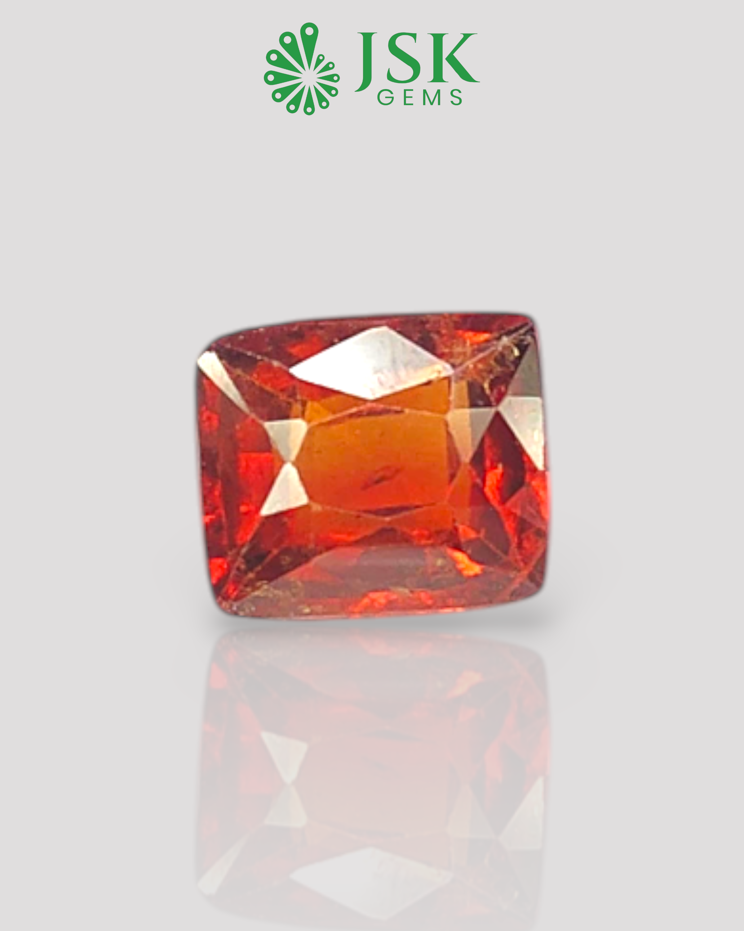 Top Grade 4.74 Ct - 5.26 Ratti Natural Ceylon Hessonite Garnet - Gomedh