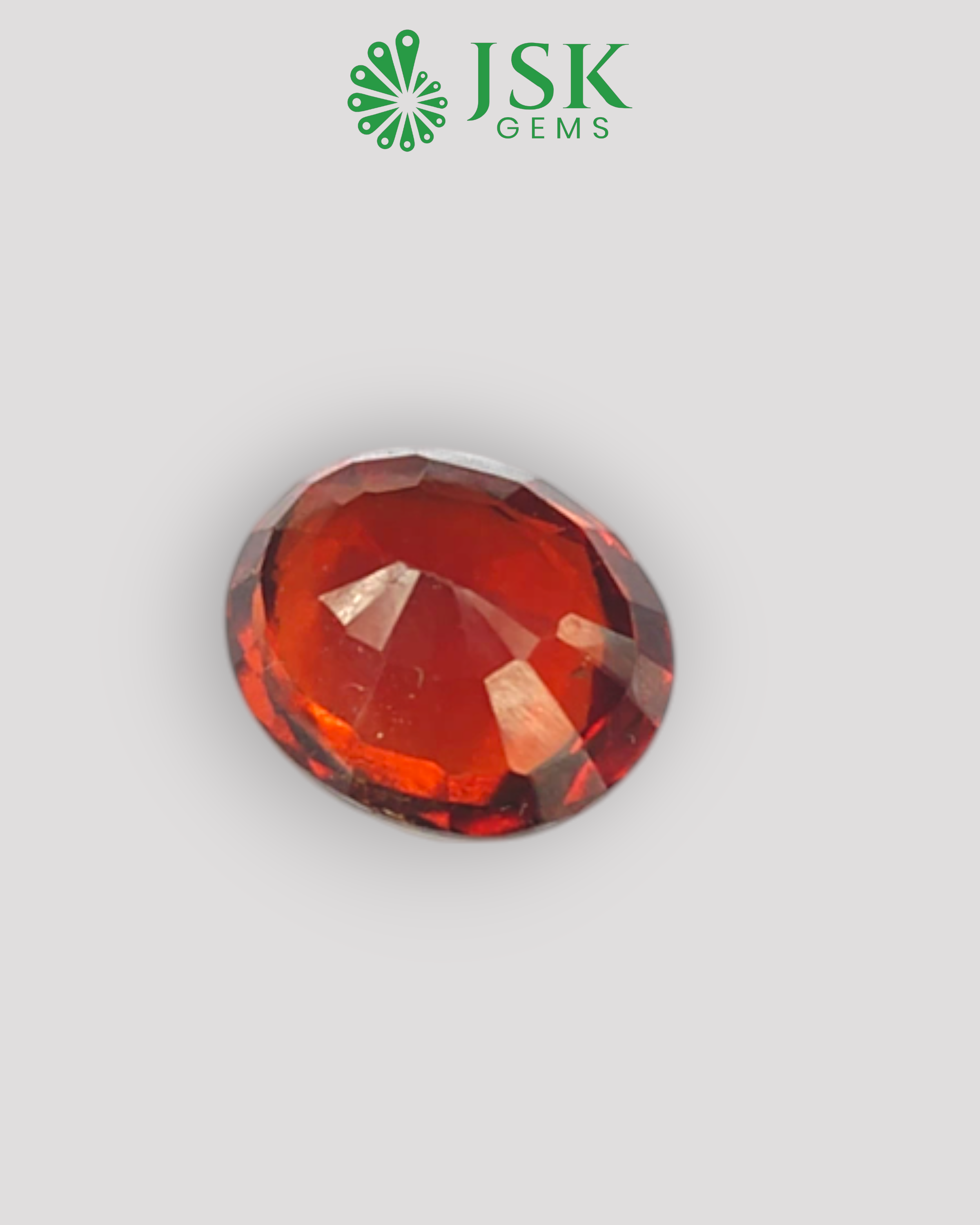 Top Grade 4.09 Ct - 4.54 Ratti Natural Ceylon Hessonite Garnet - Gomedh