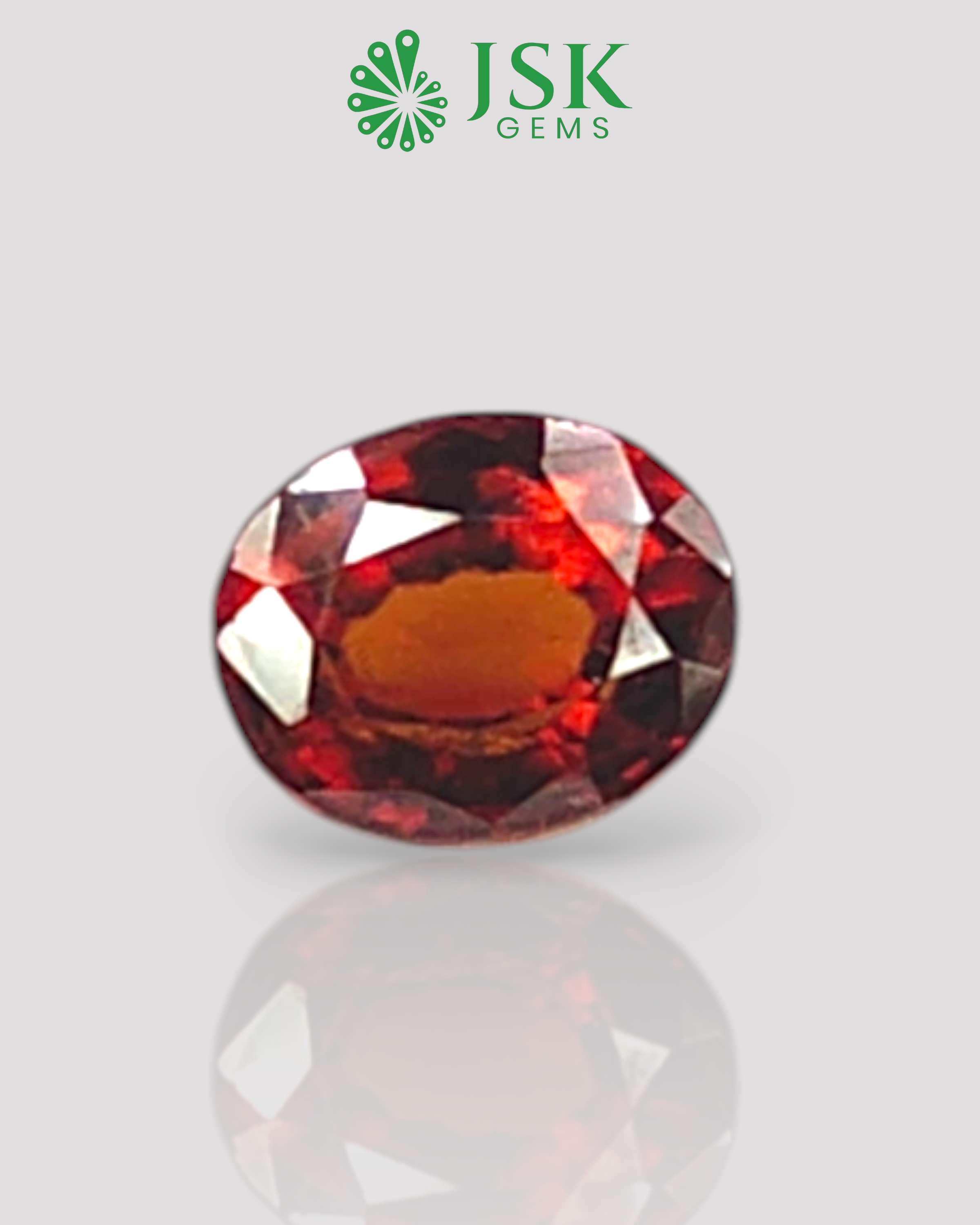 Top Grade 3.23 Ct - 3.58 Ratti Natural Ceylon Hessonite Garnet - Gomedh