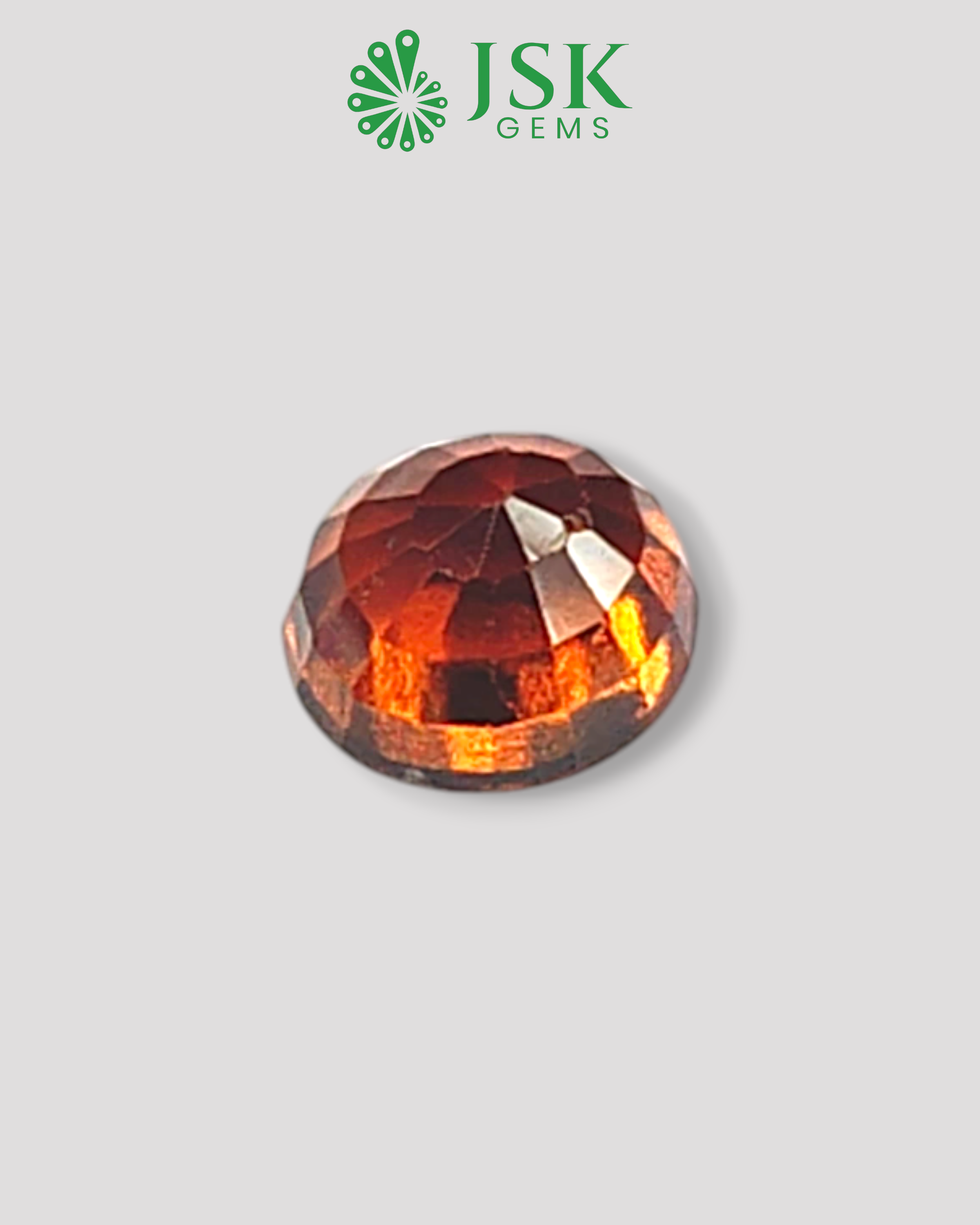 Top Grade 3.04 Ct - 3.37 Ratti Natural Ceylon Hessonite Garnet - Gomedh