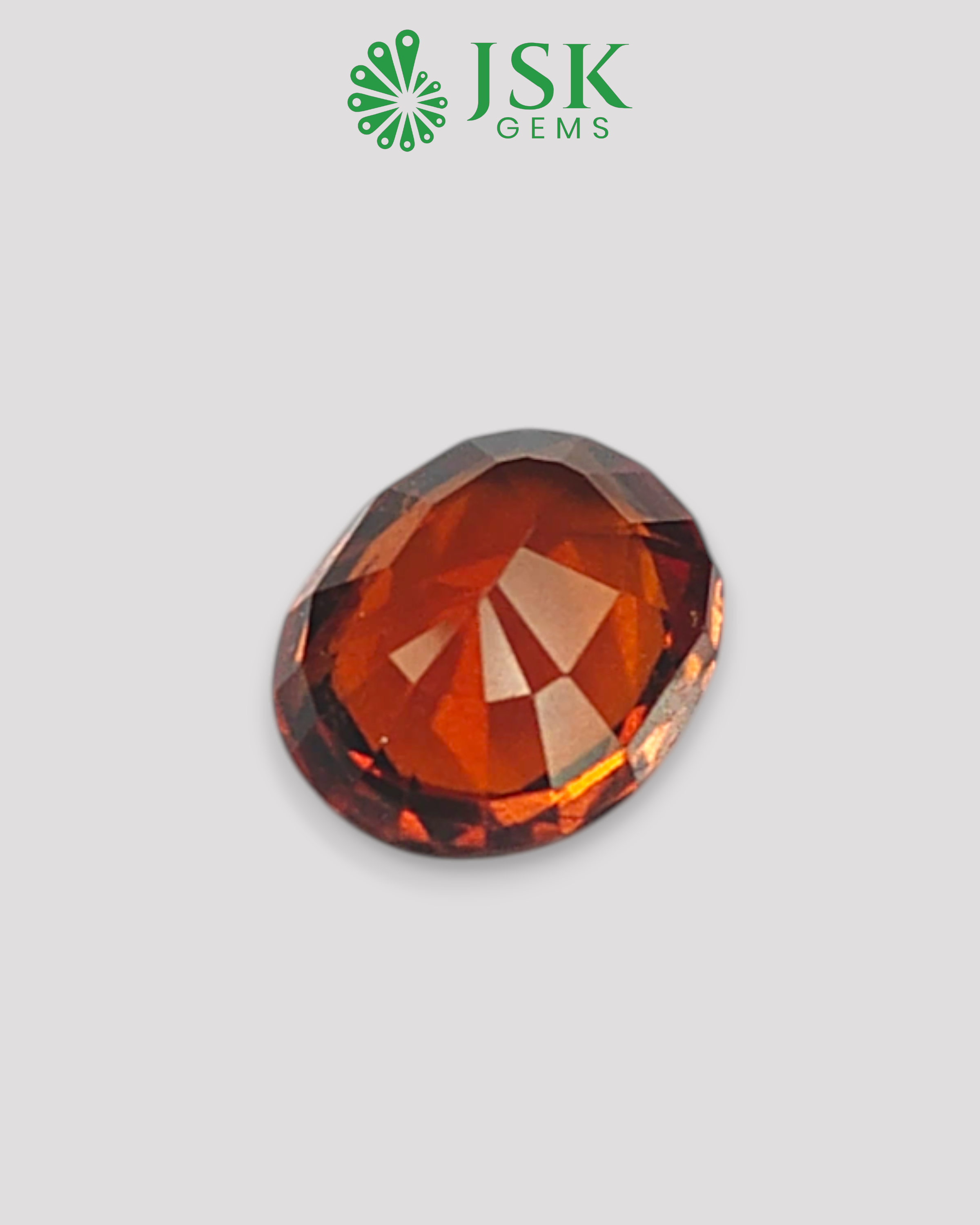 Top Grade 6.36 Ct - 7.06 Ratti Natural Ceylon Hessonite Garnet - Gomedh