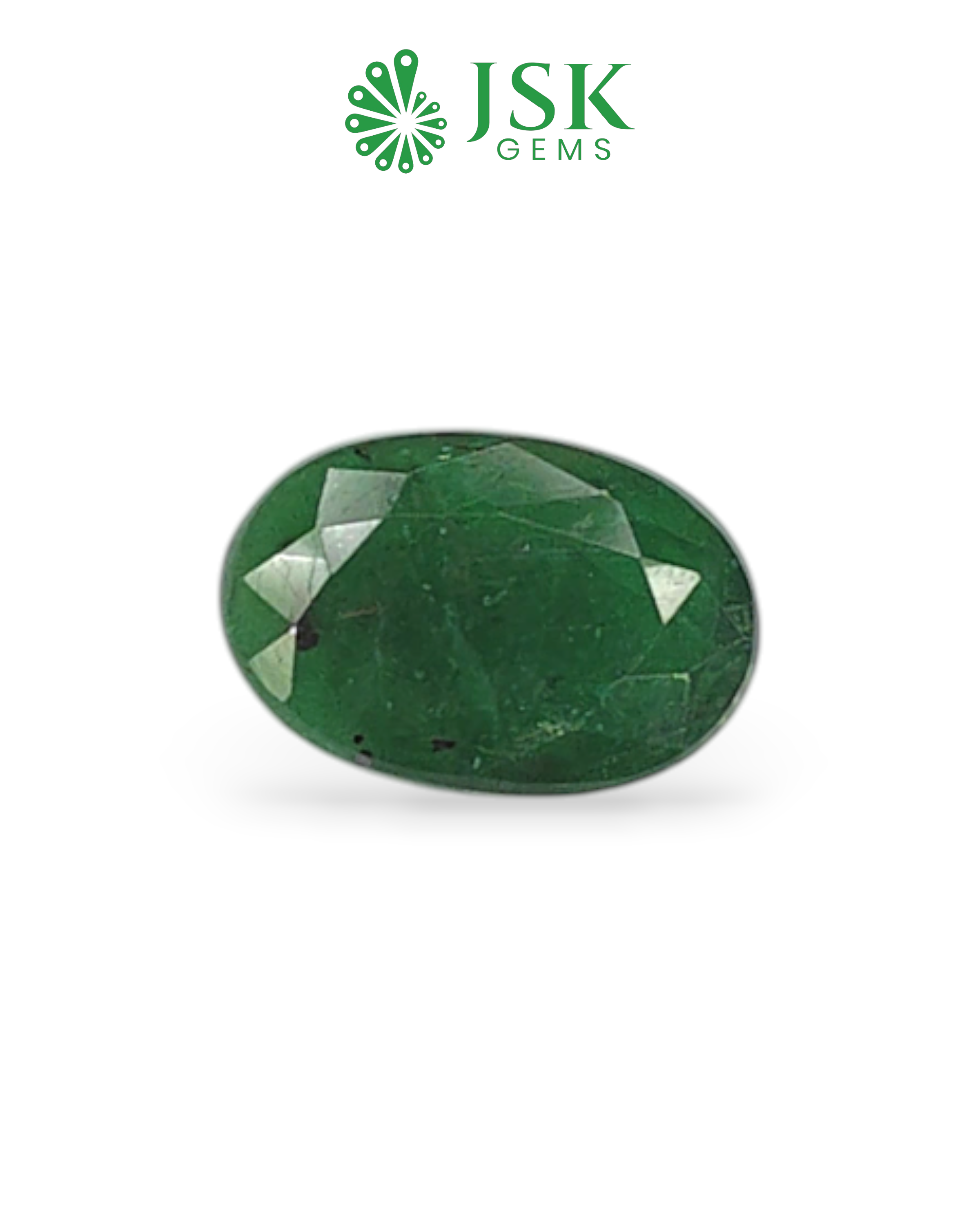 Premium Grade 3.96 Ct - 4.40 Ratti Natural Emerald - Panna