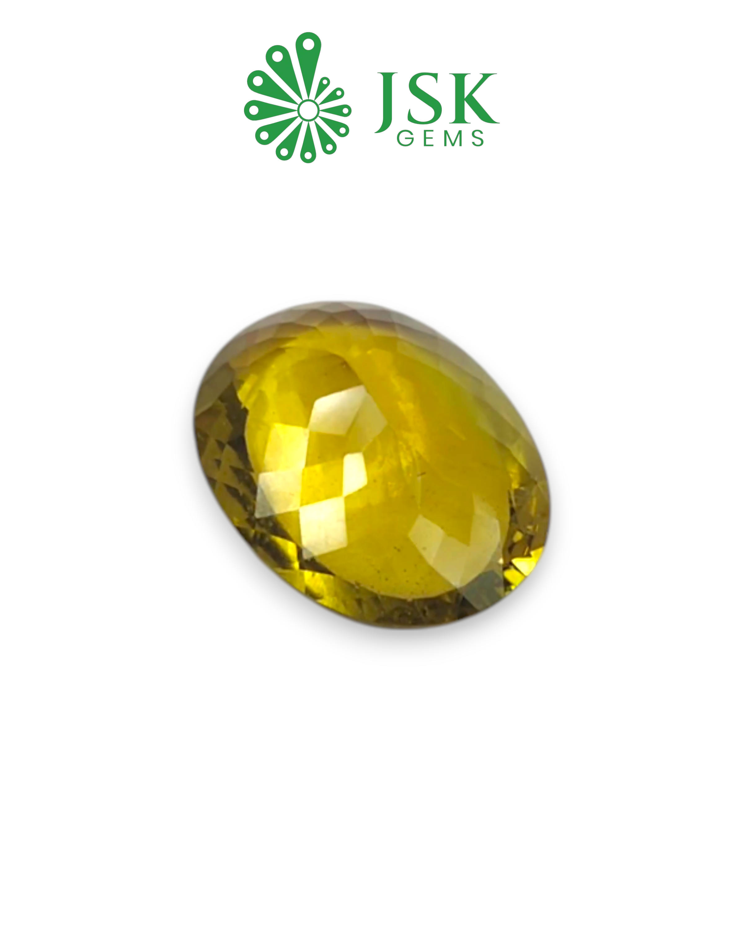Jumbo 22.29 Carat- 24.76 Ratti Natural Heliodor(Yellow Beryl)